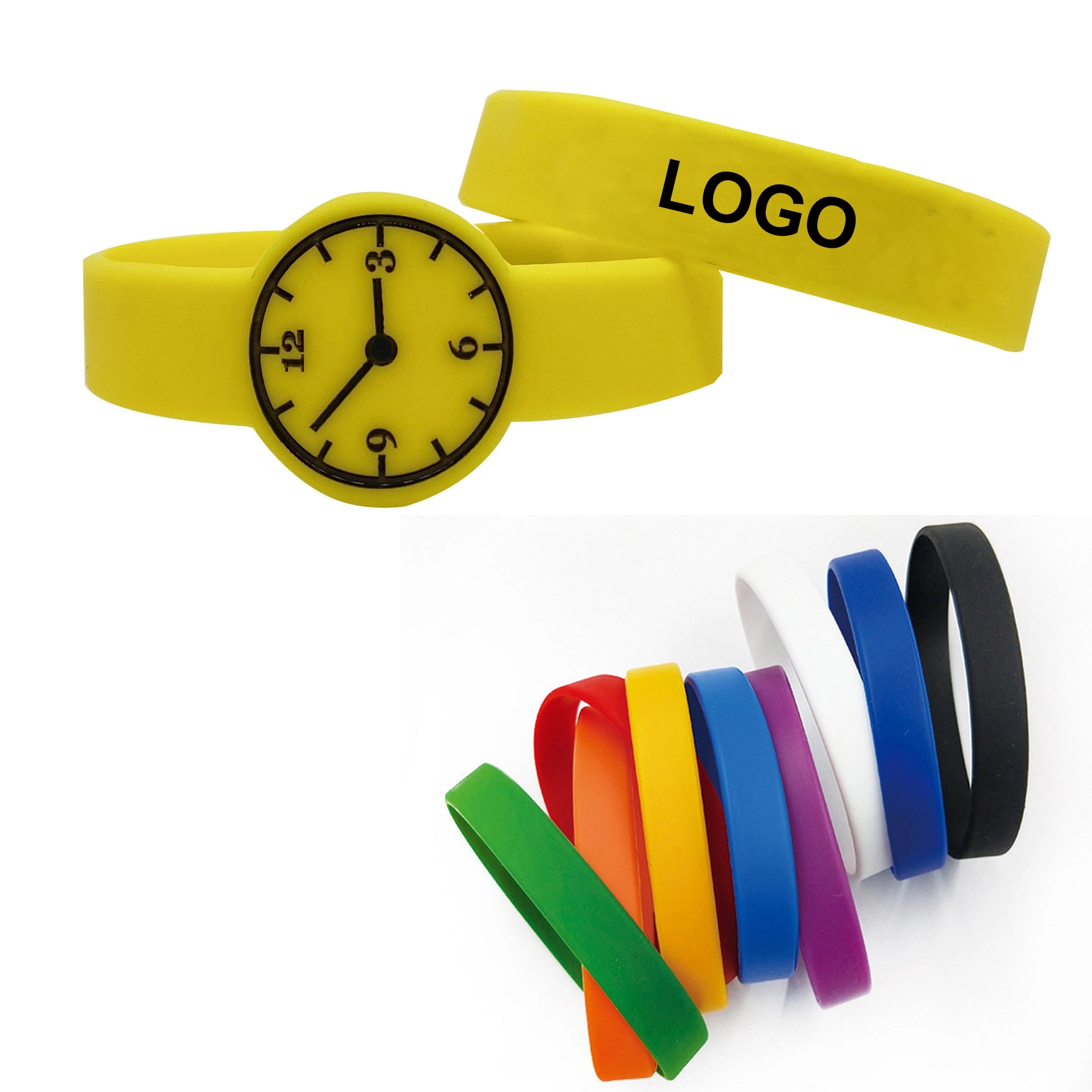 Custom Shaped Silicone Wristbands