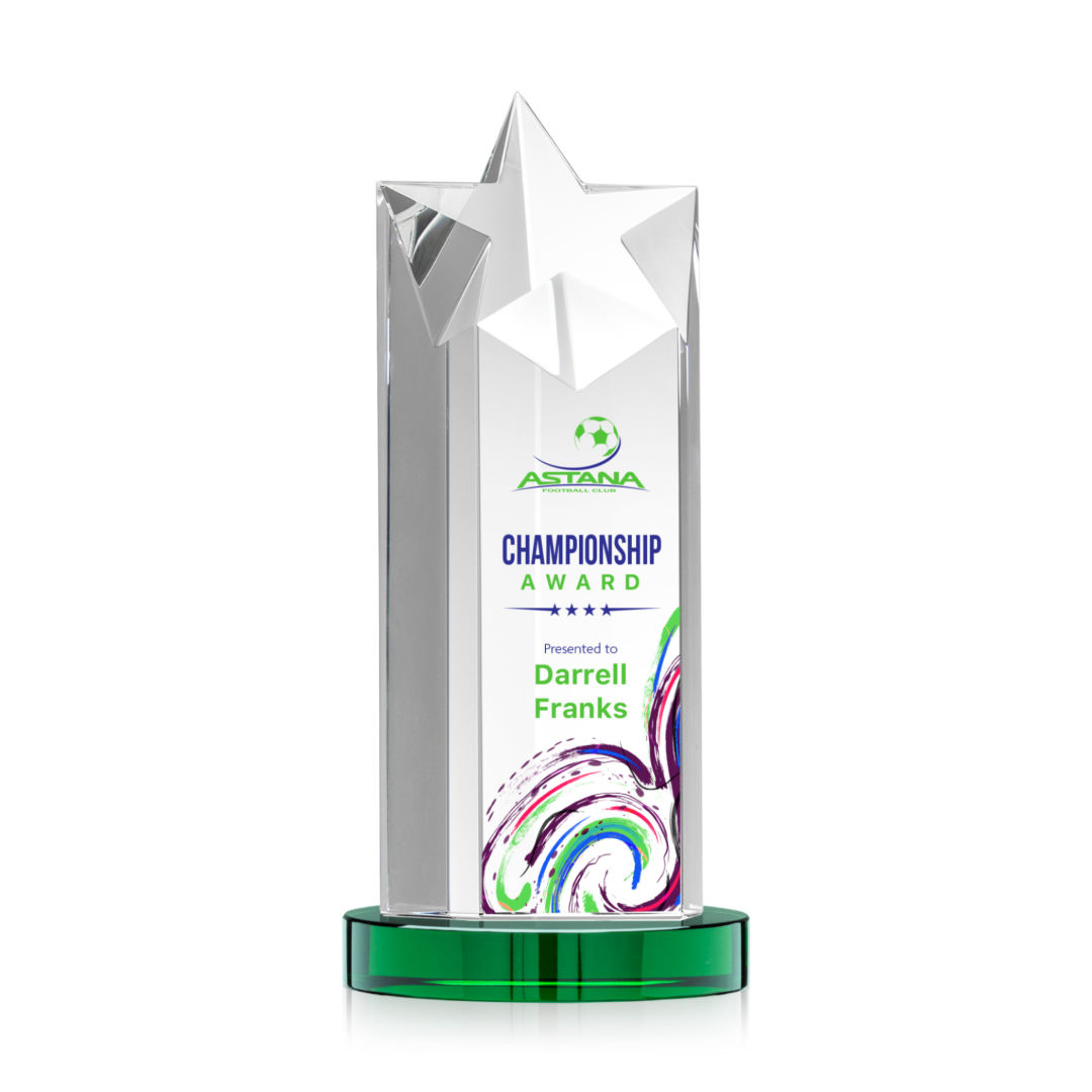 Berkeley VividPrint™ Award on Condor Base - Green 4