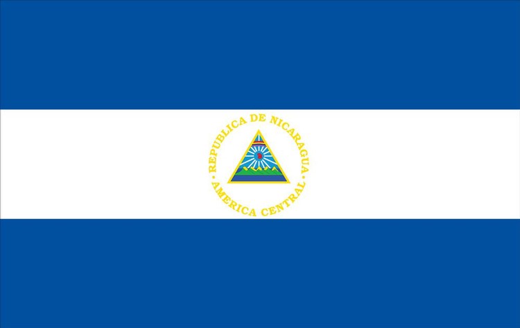 Nicaragua Flag - 2' x 3' - Nylon without Seal 2