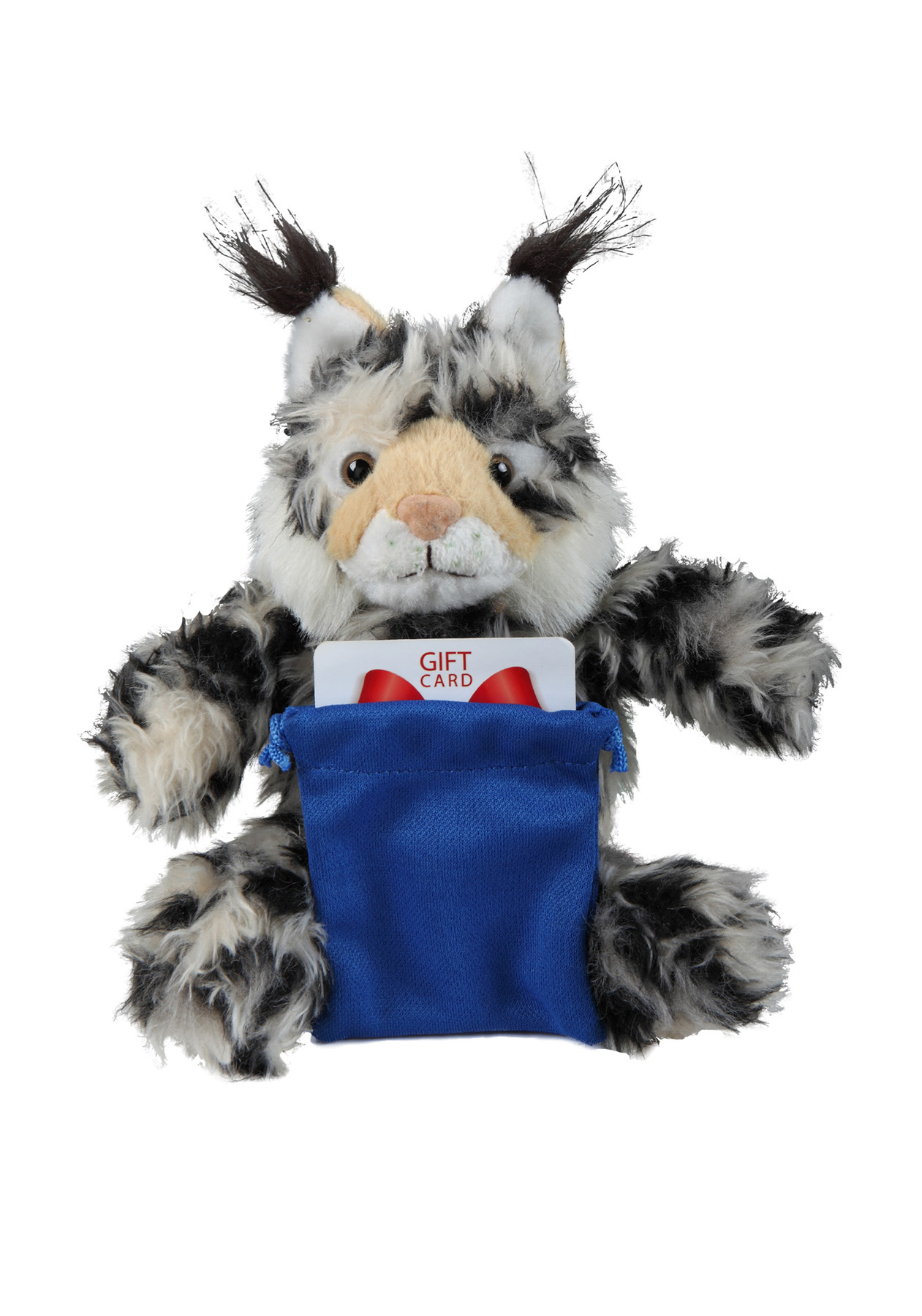 soft plush Lynx with gift card sack 4