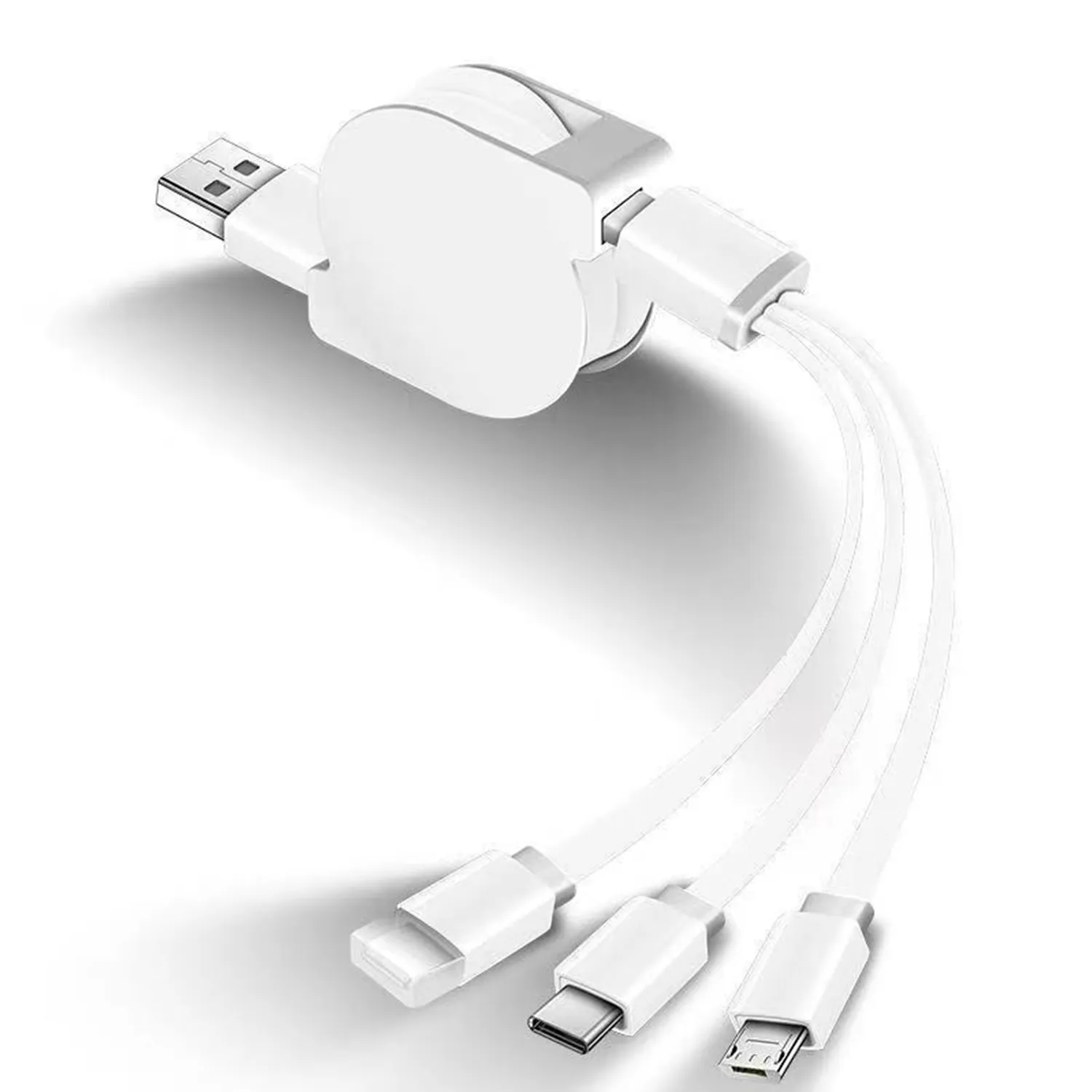 3-In-1 Lanyard Cell Phone Charging Cable W/Type-C Adapter 5