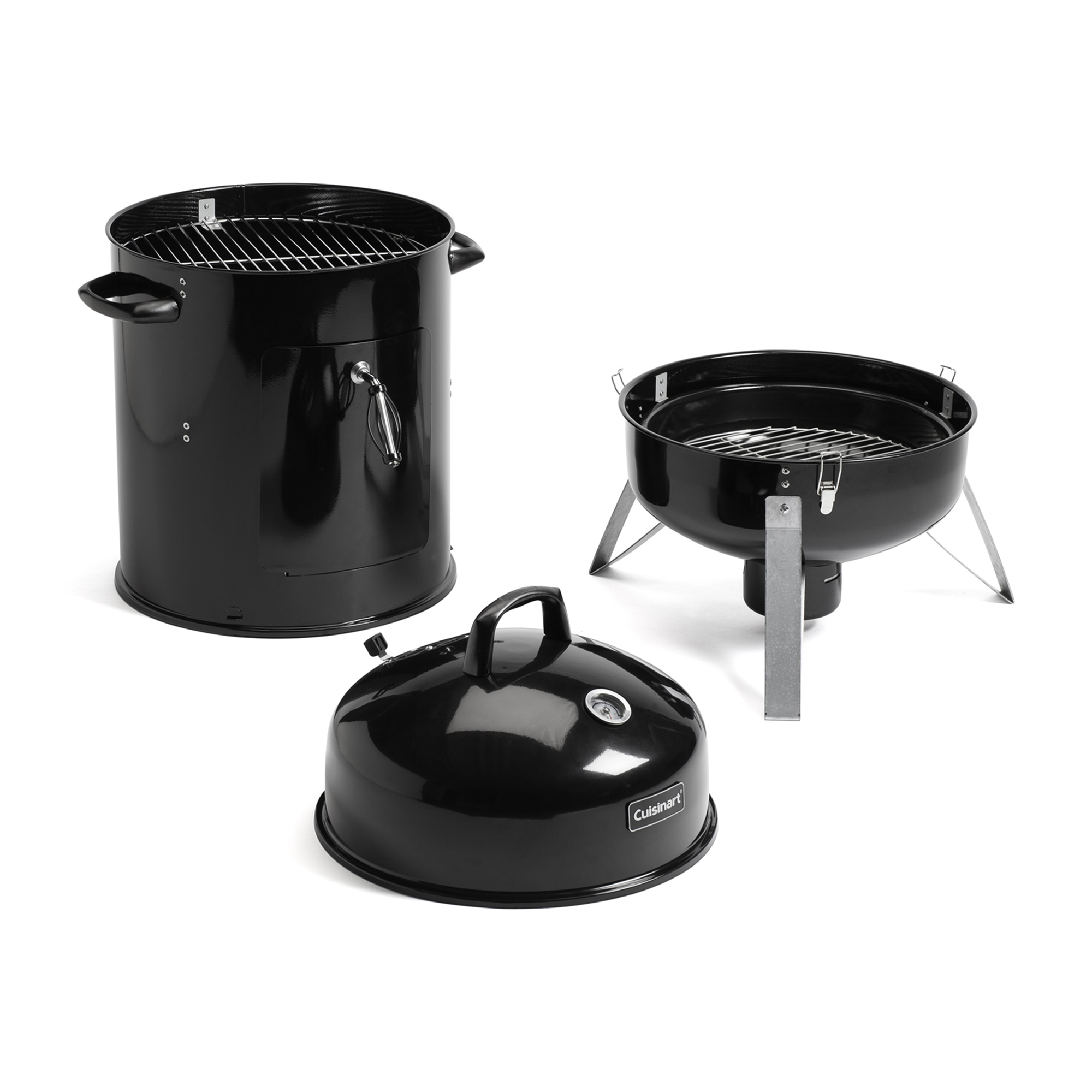 Cuisinart Outdoors® Vertical 16" Charcoal Smoker 7