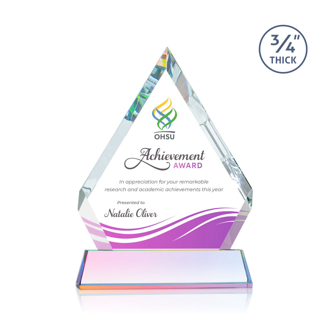 Apex VividPrint™ Award on Newhaven Base - Prismatic 6