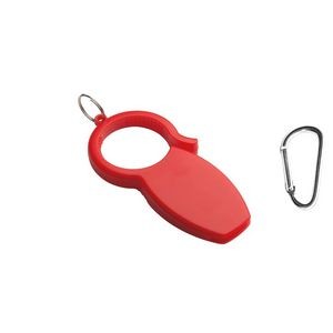 Stylish Tin Can Bottle Cap Opener With Carabiner 23