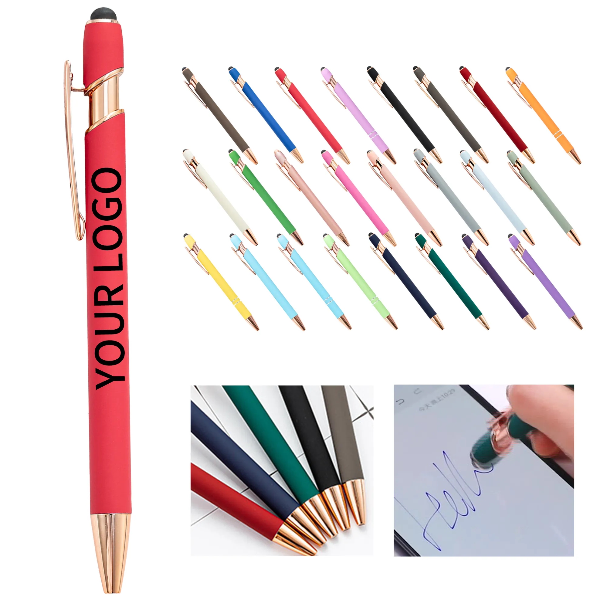 Durable Rose Gold Stylus Pen Compact for Daily Use 18