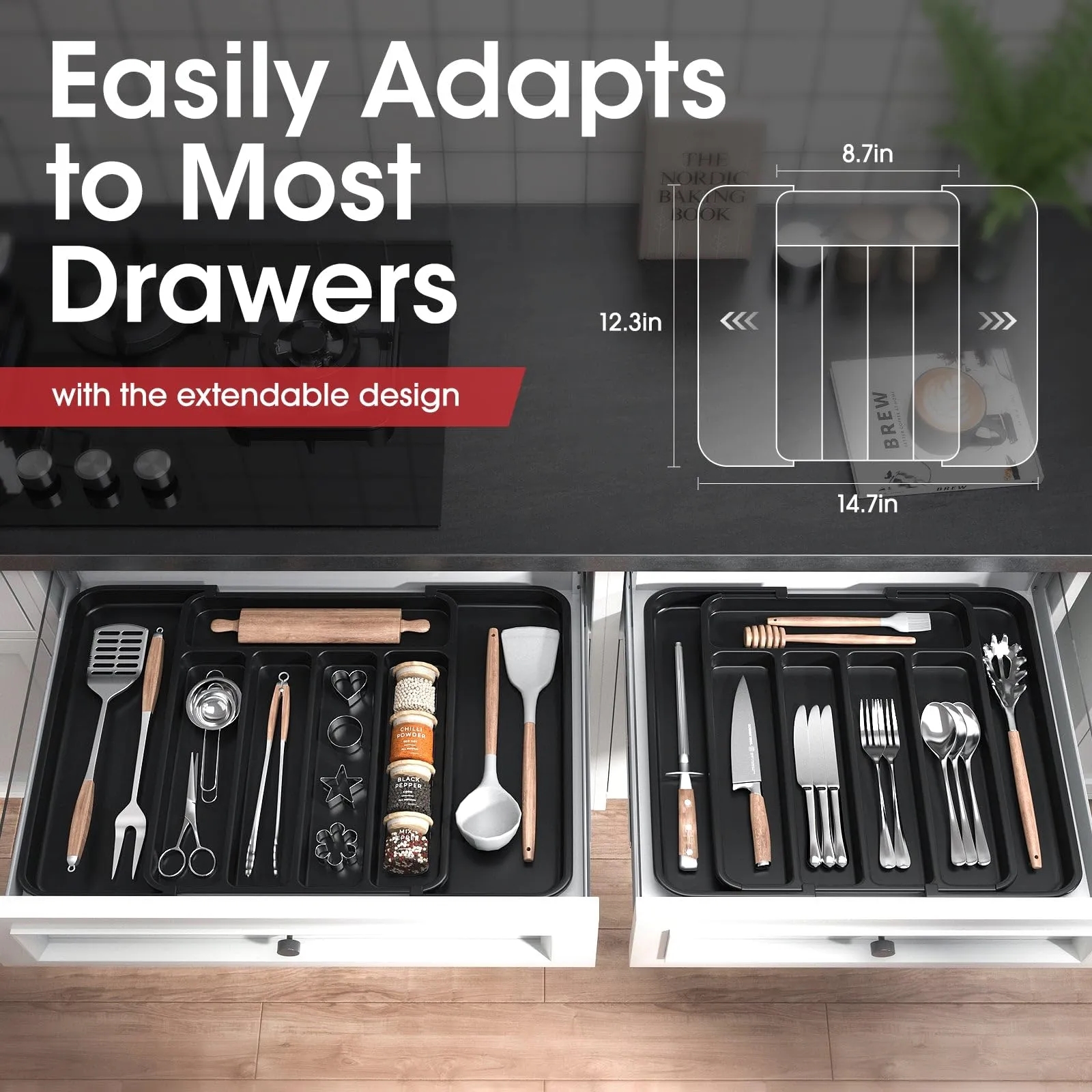 Expandable Kitchen Drawer Organizer 7