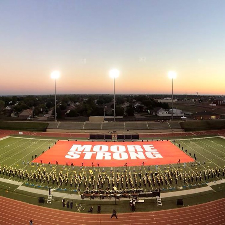 60' x 100' Large Single Reverse Stadium Banner 1