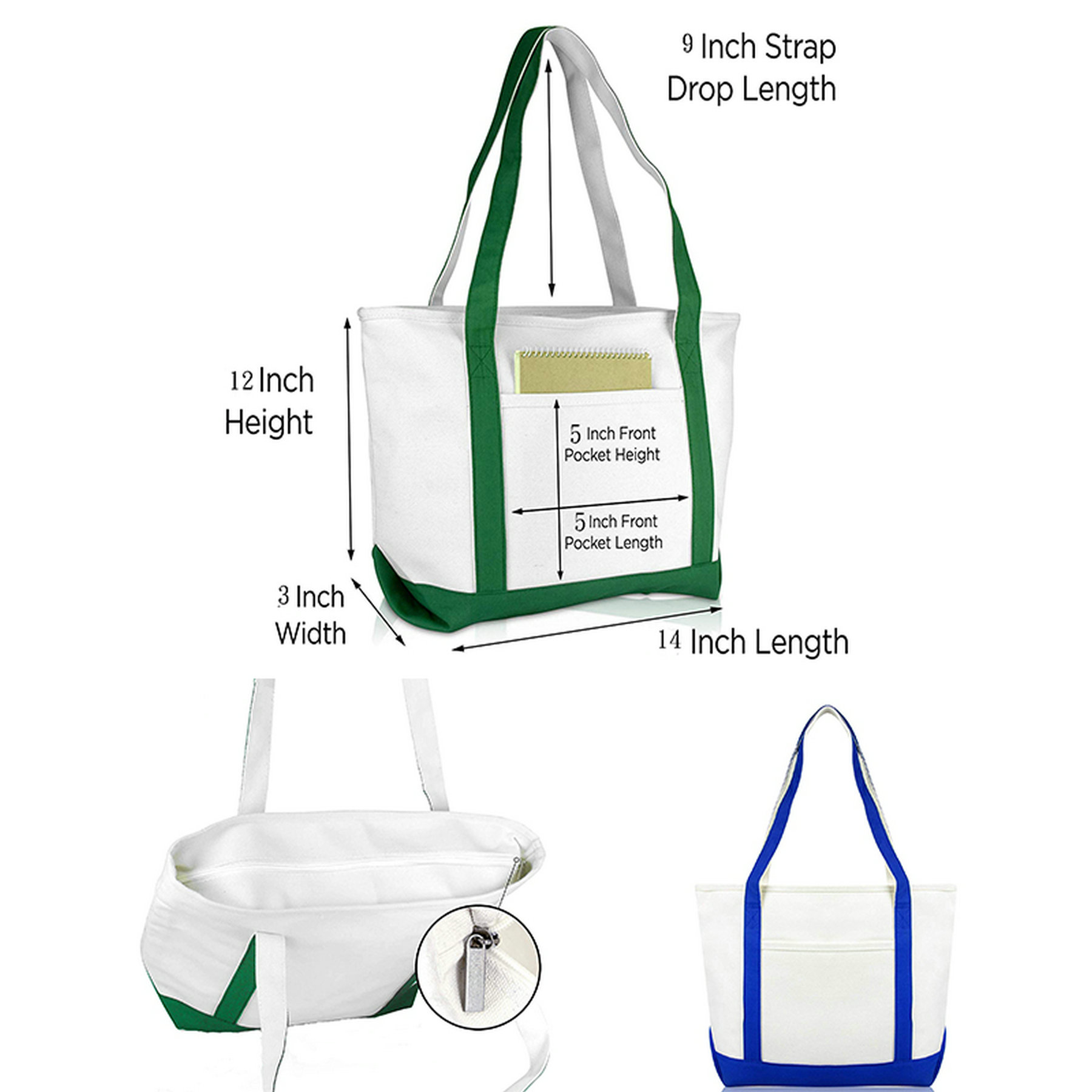 Polyester Fabric Tote Bag, custom tote bag with logo imprint 2