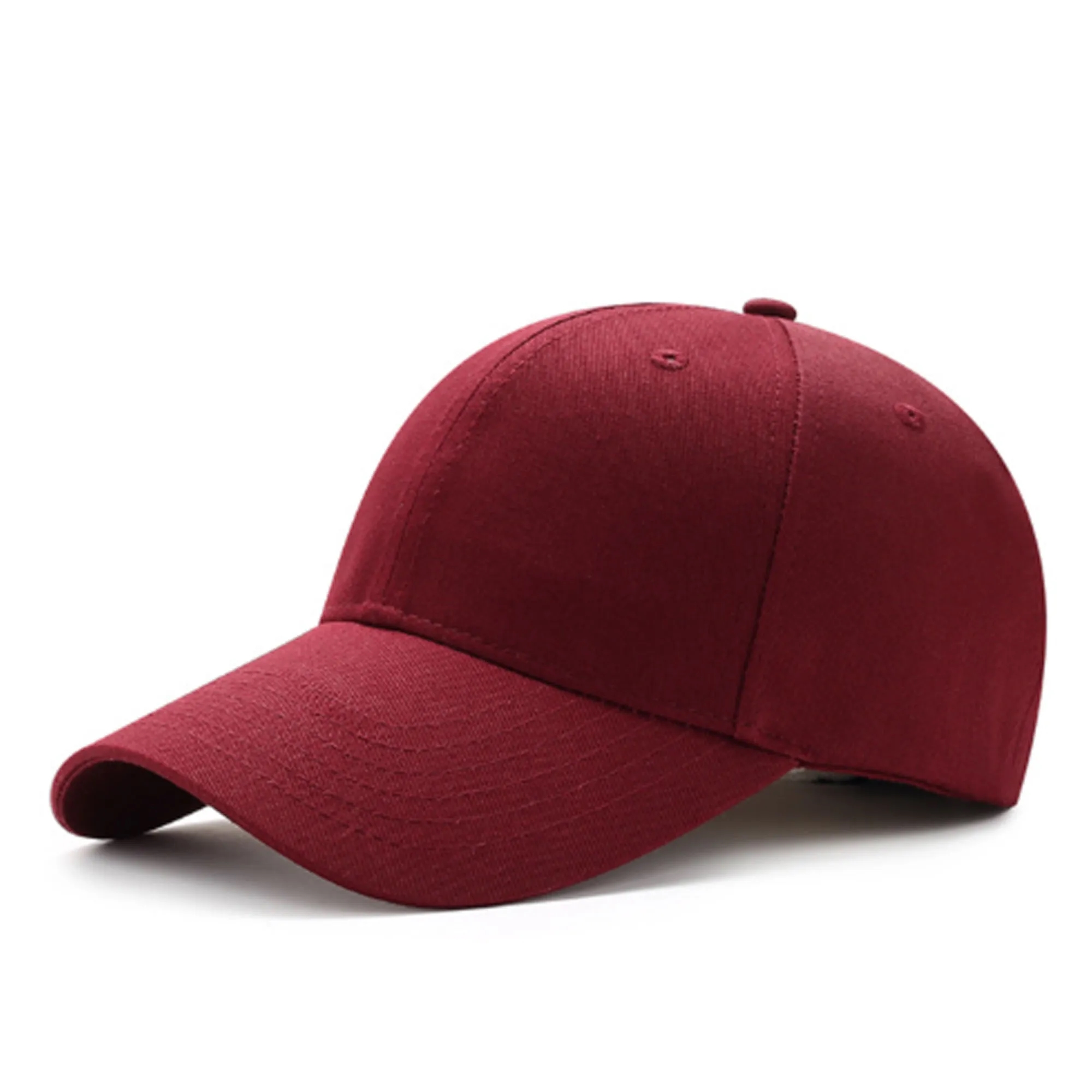 Solid Color Polyester Baseball Cap 5