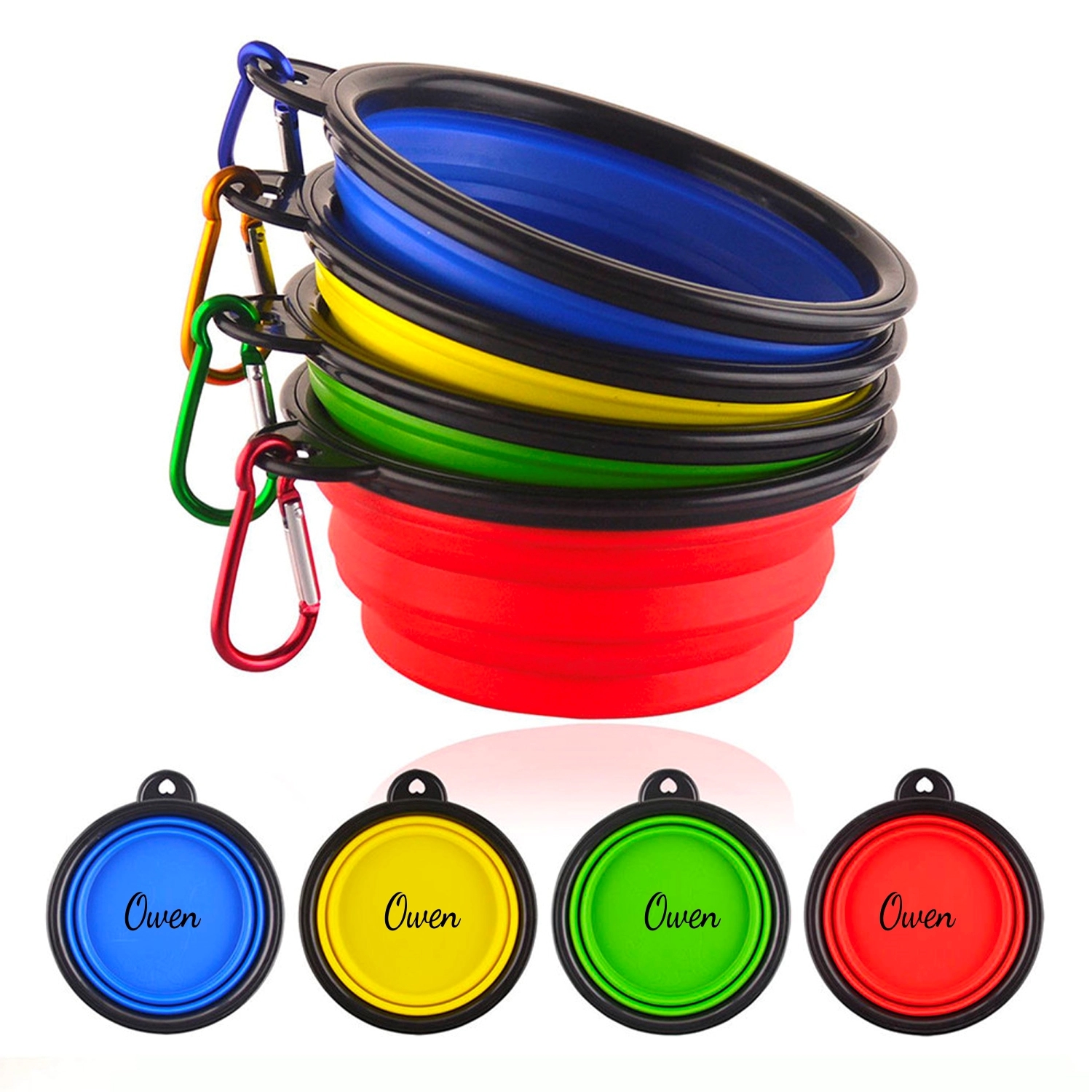 Collapsible Silicone Pet Bowl 1