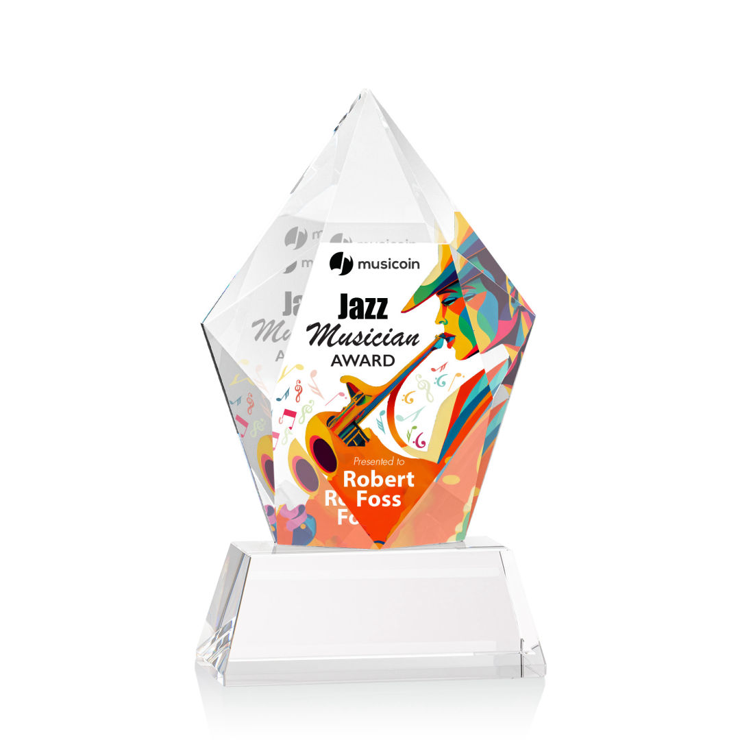 Devron VividPrint™ Award on Base - Clear 6