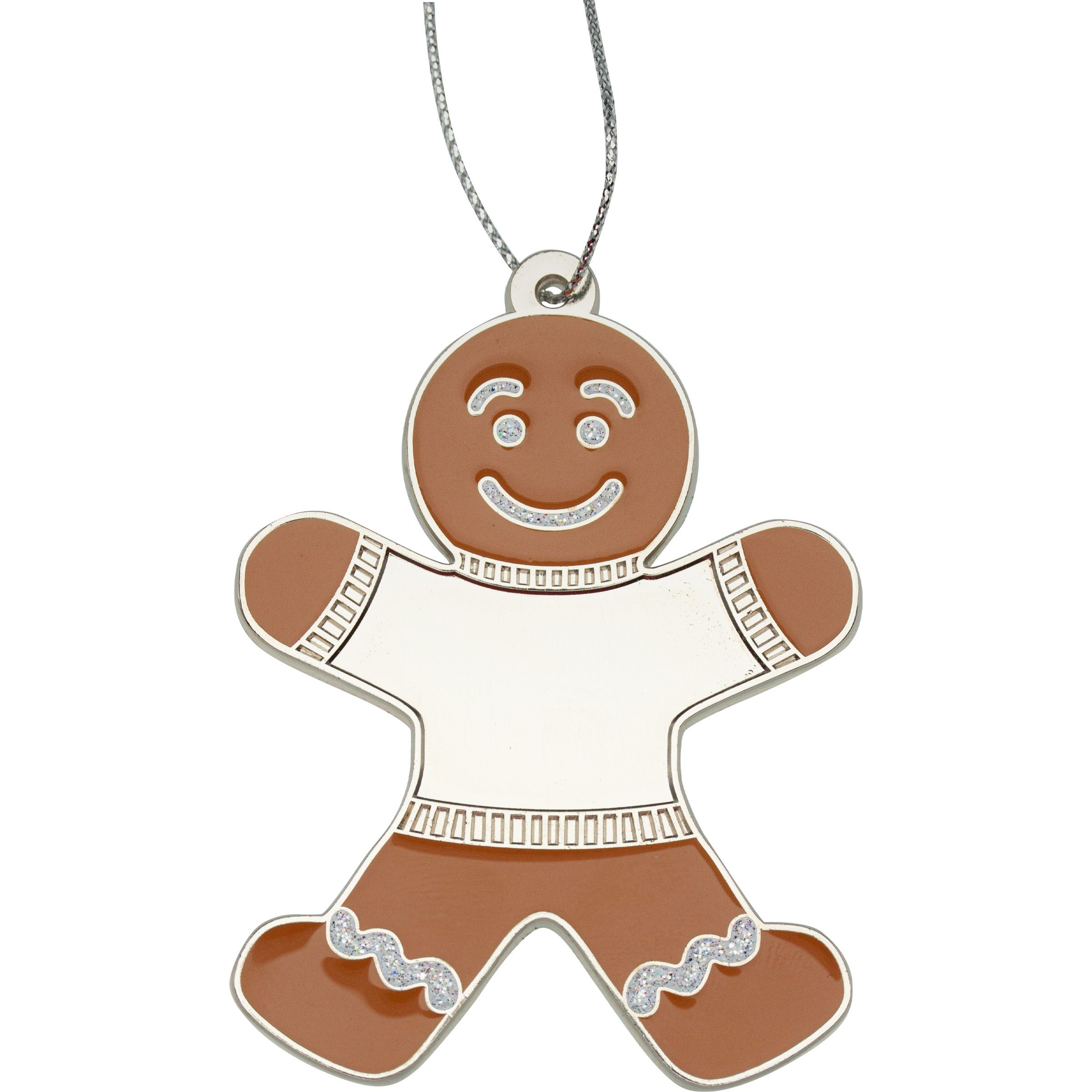 Gingerbread Man Holiday Ornament 2