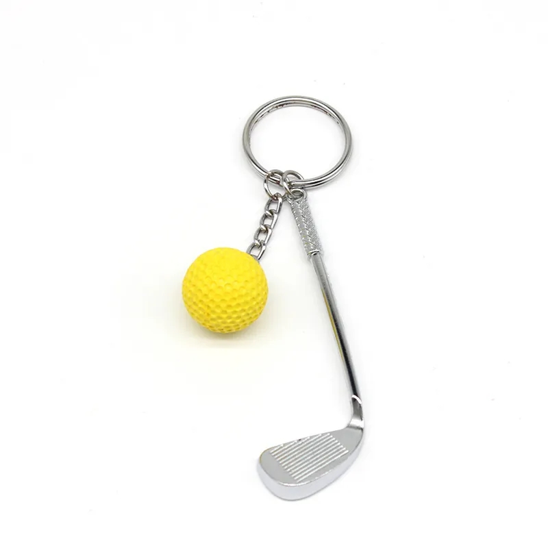 Golf ball keychain charm 5
