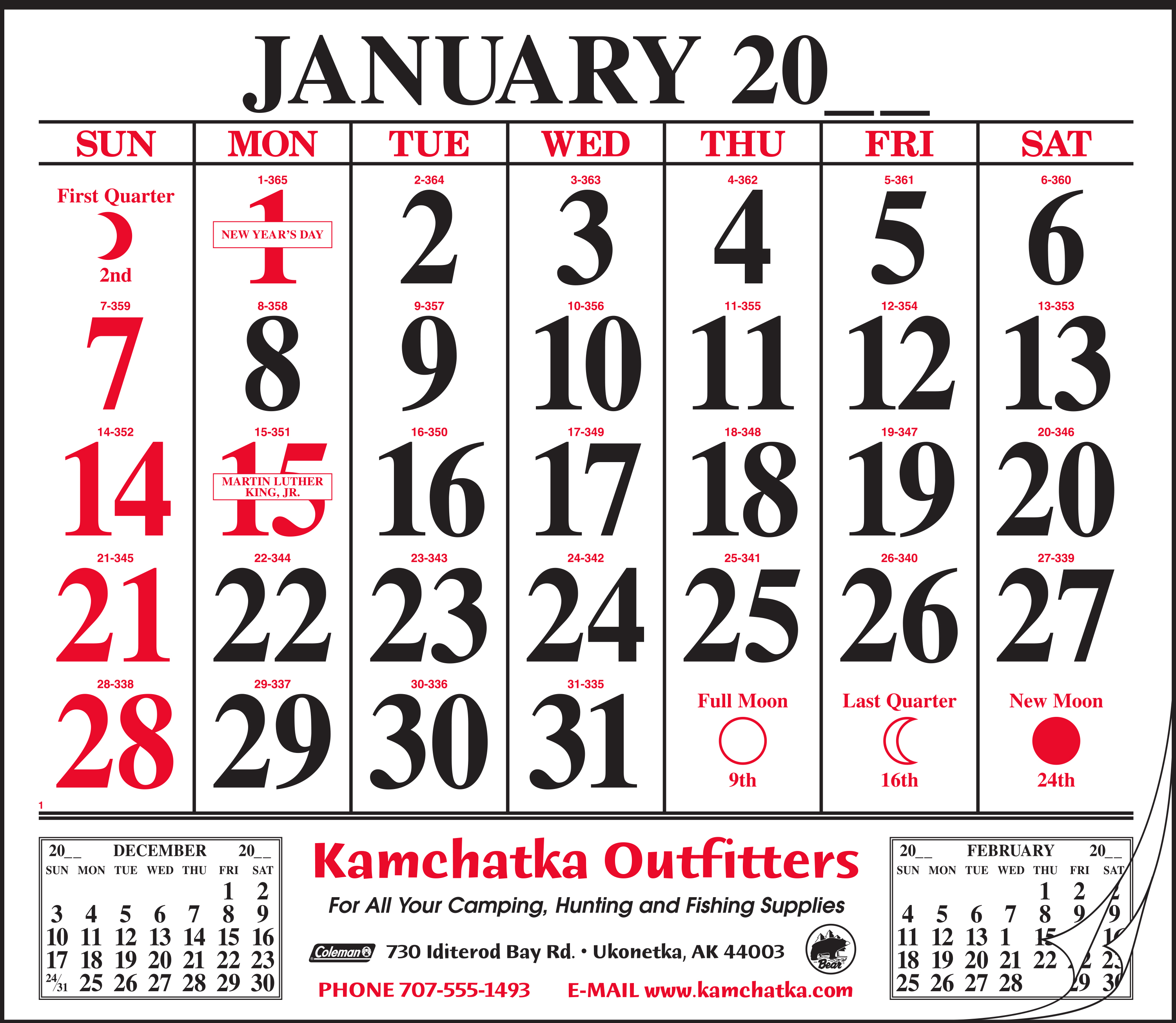 Style 1 Large 12-Sheet Calendar 1