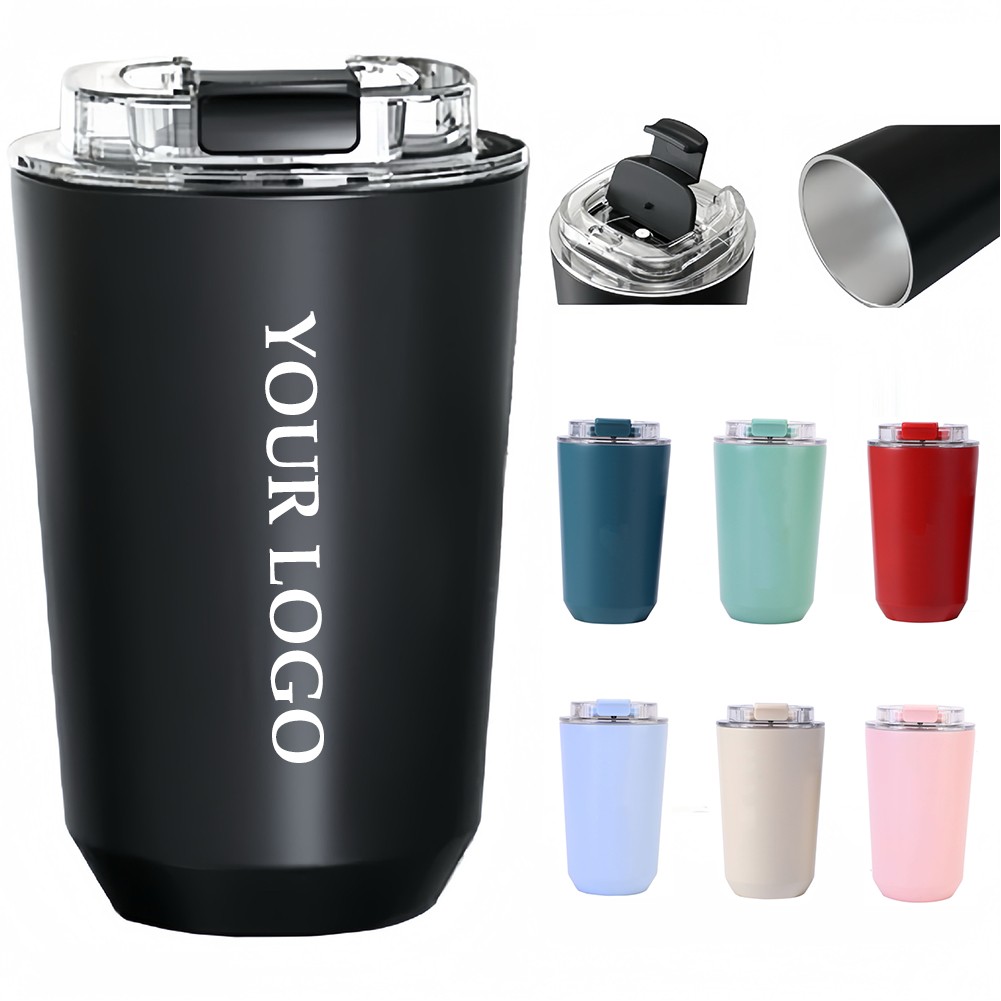 Vacuum Insulated Leakproof Travel Coffee Mug with Lid 1