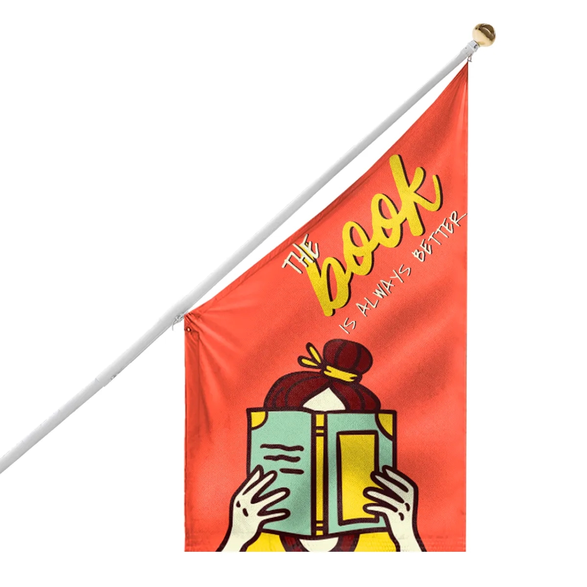 Digital Printed Building Flags 6.93' x 4' 2