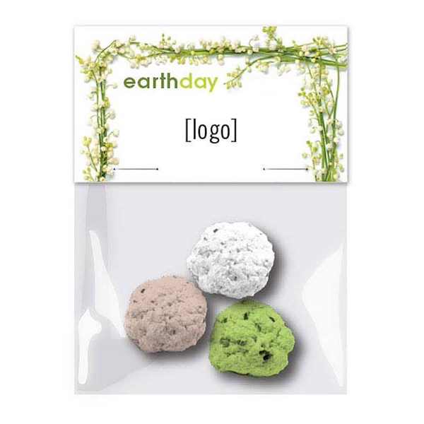 Earth Day Seed Paper Bomb Cello, 3 Pack 2