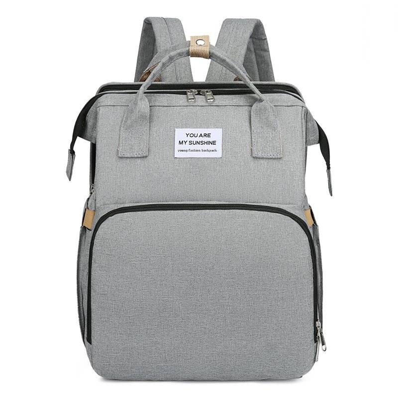 Portable Folding Crib Mommy Bag Backpack 9