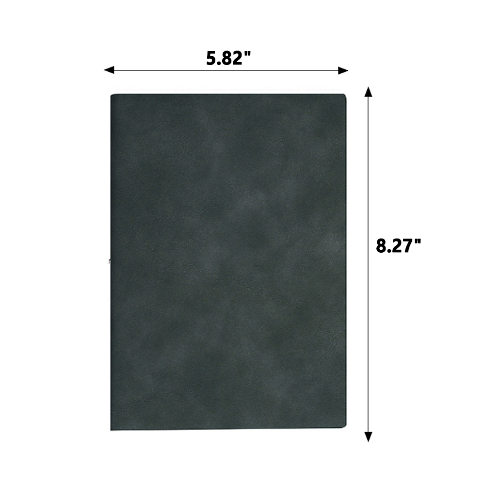 Medio White Lined Journal with Nylon Bookmark 2