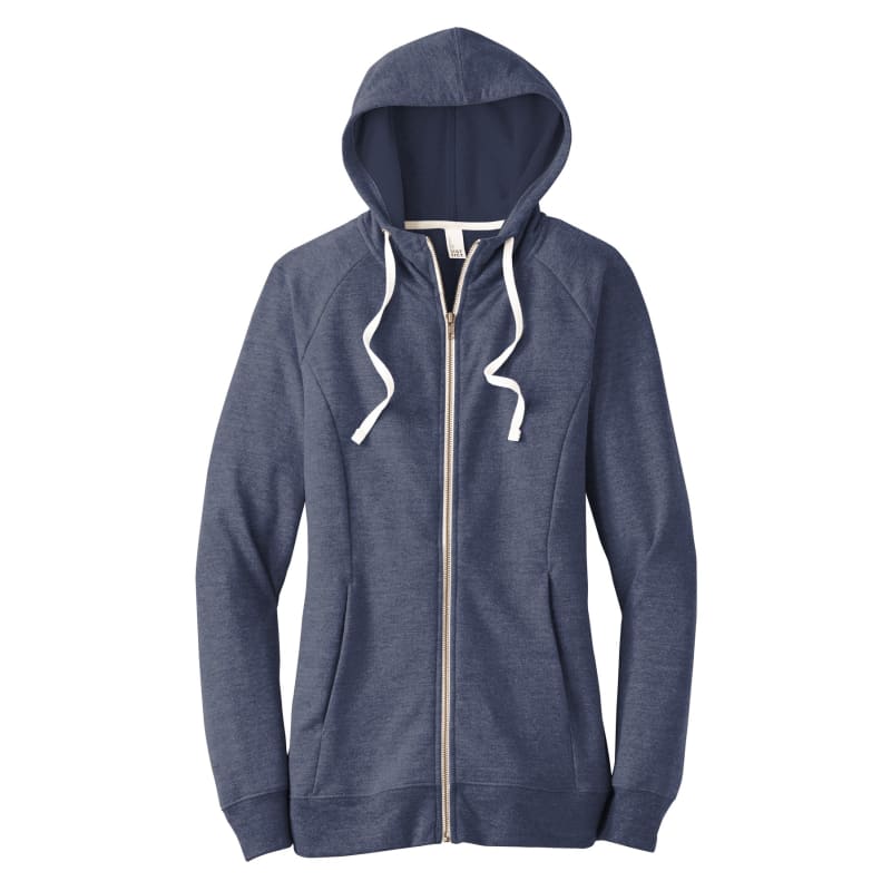 District Women's Perfect Tri French Terry Full-Zip Hoodie. 15