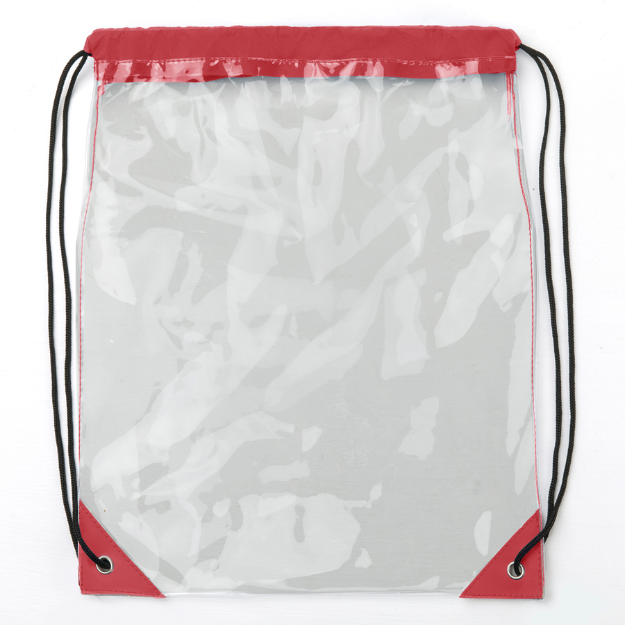 ClearPass Drawstring Bag w/ Hook Closure