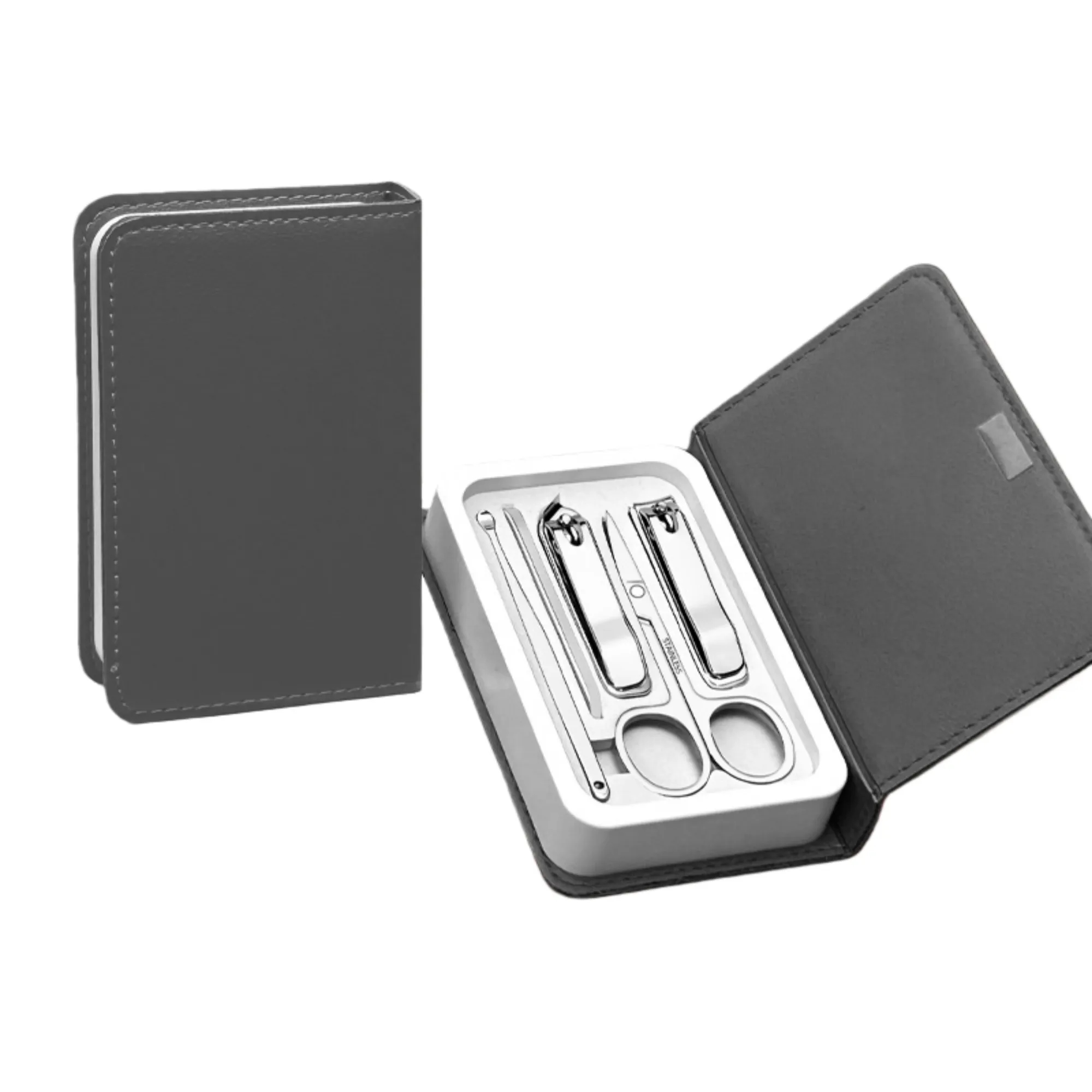 5 Pcs Nail Clipper Kit With Case Customizable 3