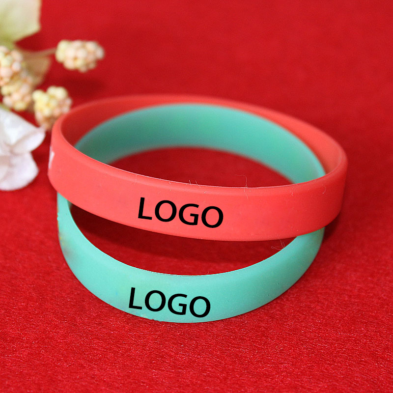 Screen Printed Silicone Bracelet 1