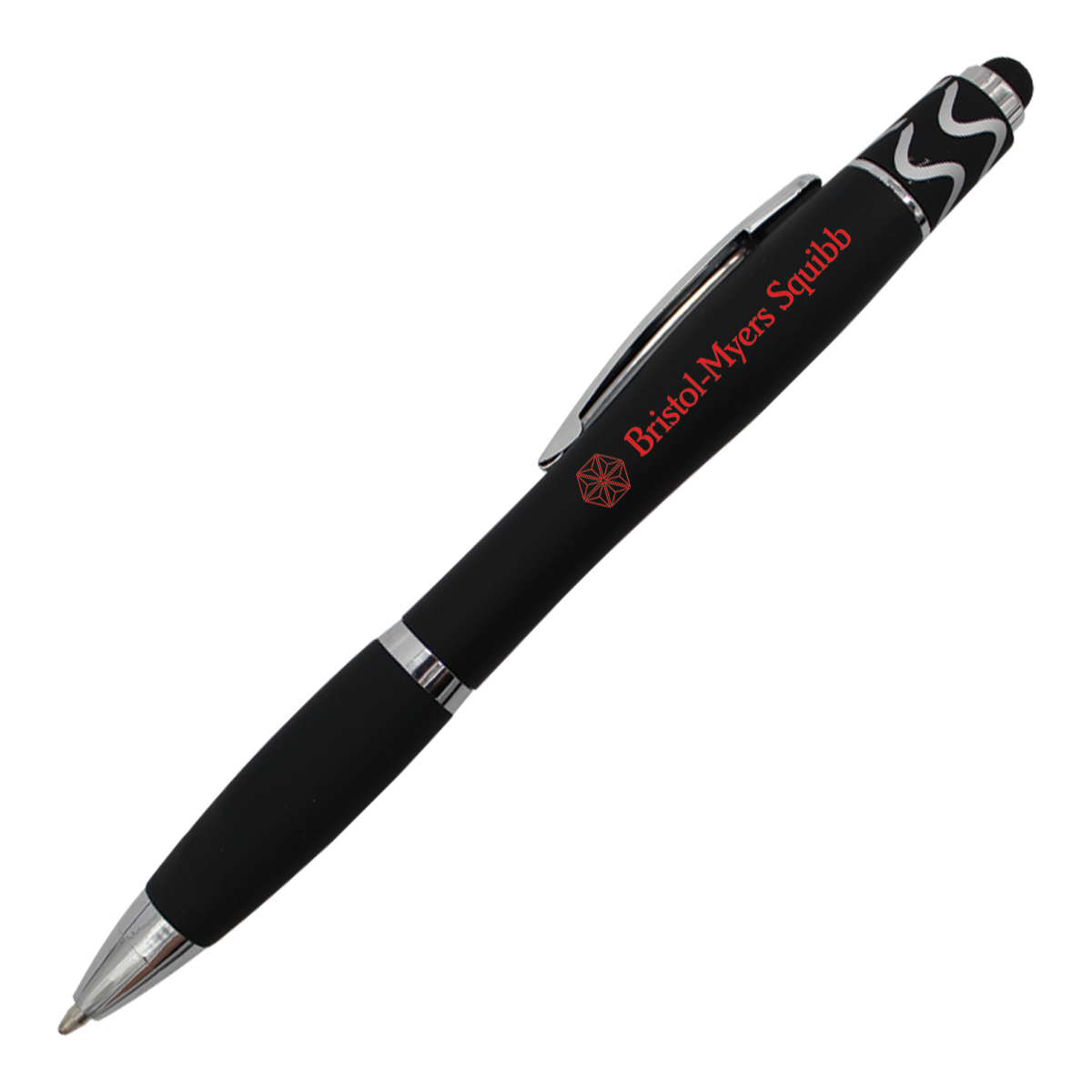 Halcyon® Silhouette Spin Top Pen with Stylus 10
