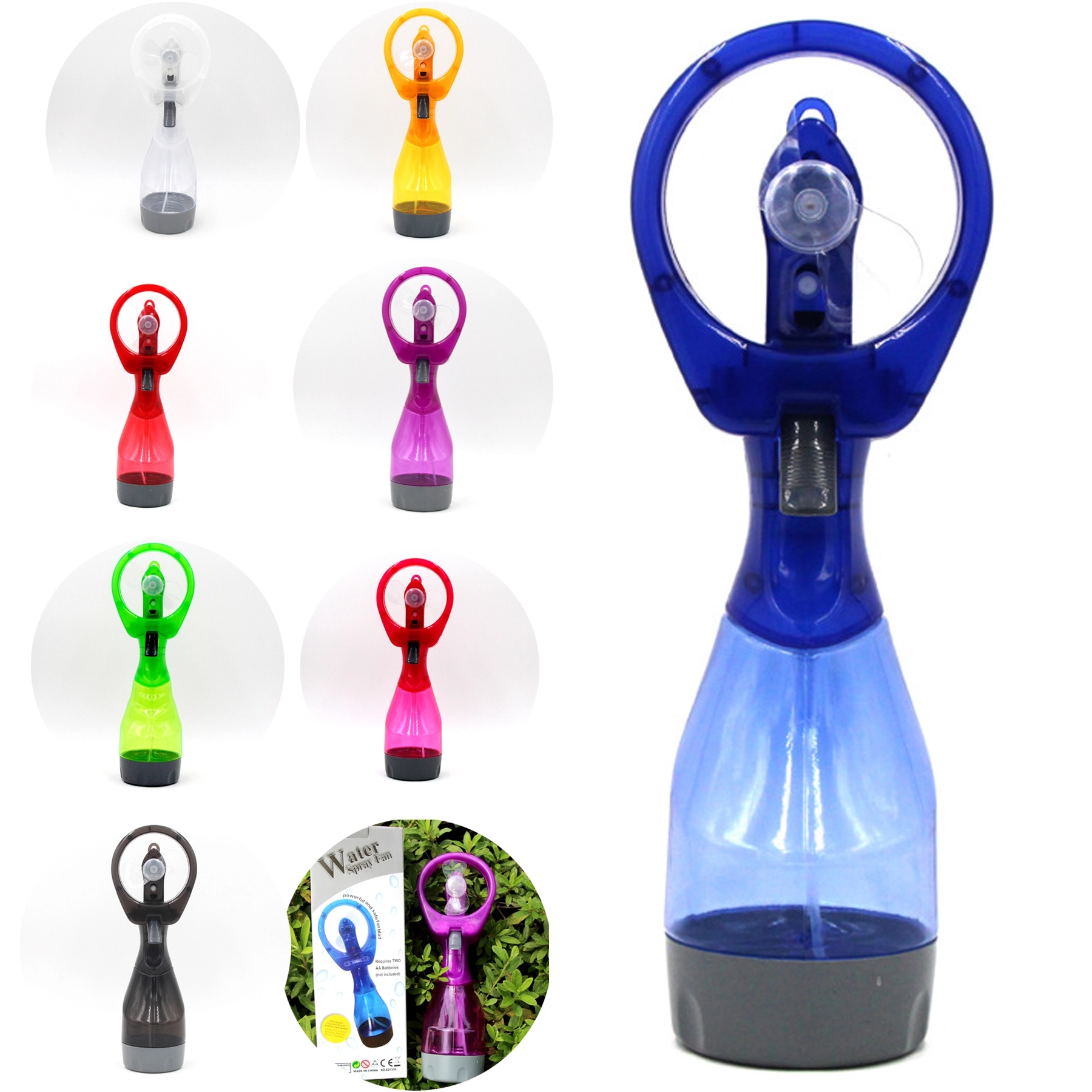 Handheld Battery Powered Water Misting Fan 1