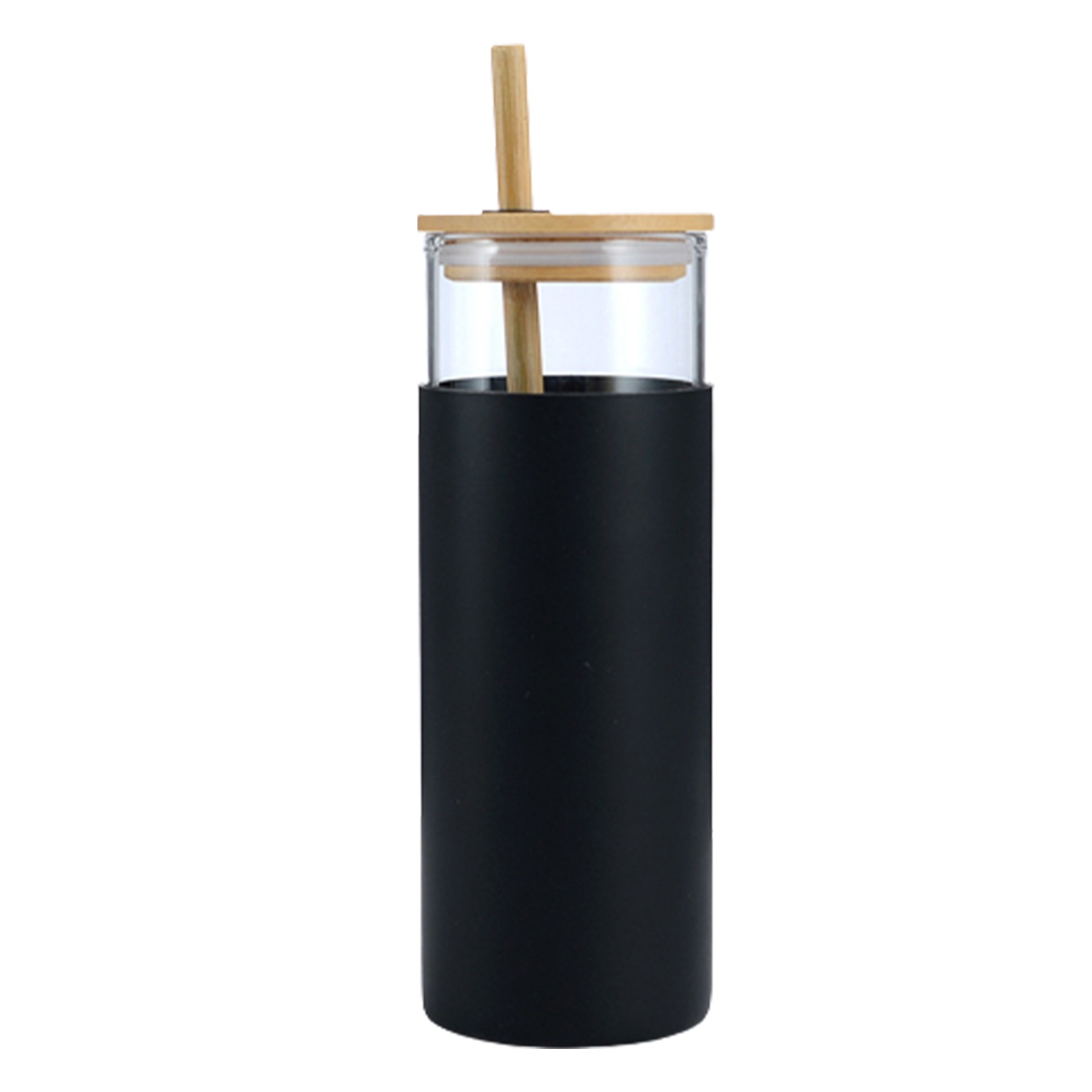 15.2 Oz. Glass Tumbler W/Lid & Straw 7