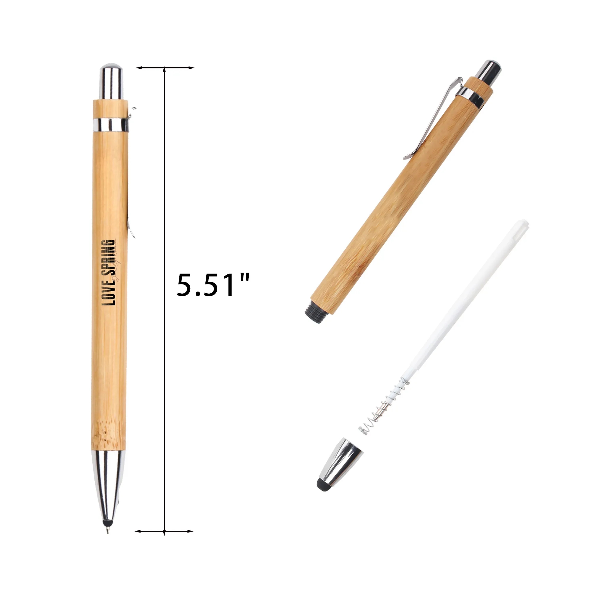Natural Bamboo Wheat Straw Ballpoint Pen