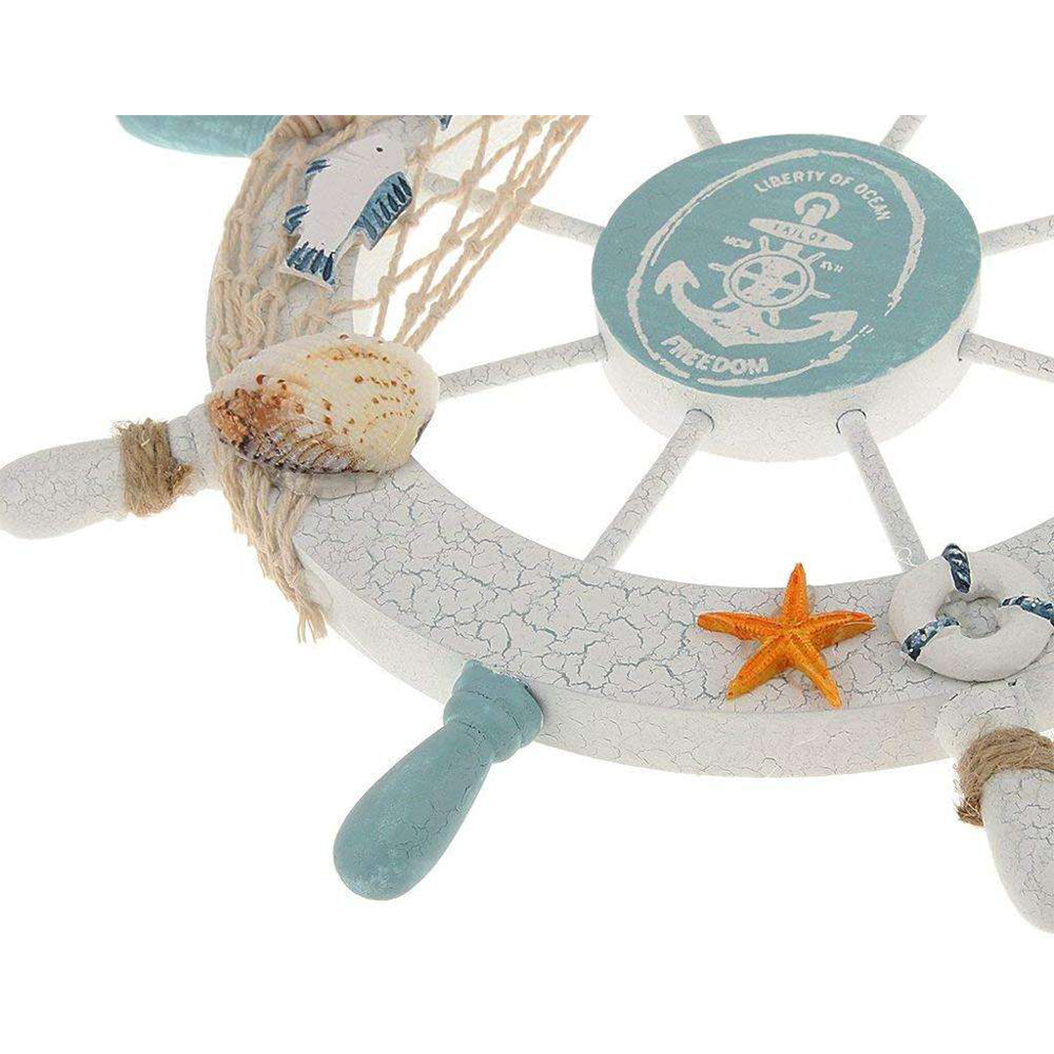 Wooden Nautical Ship Wheel Wall Decoration 2