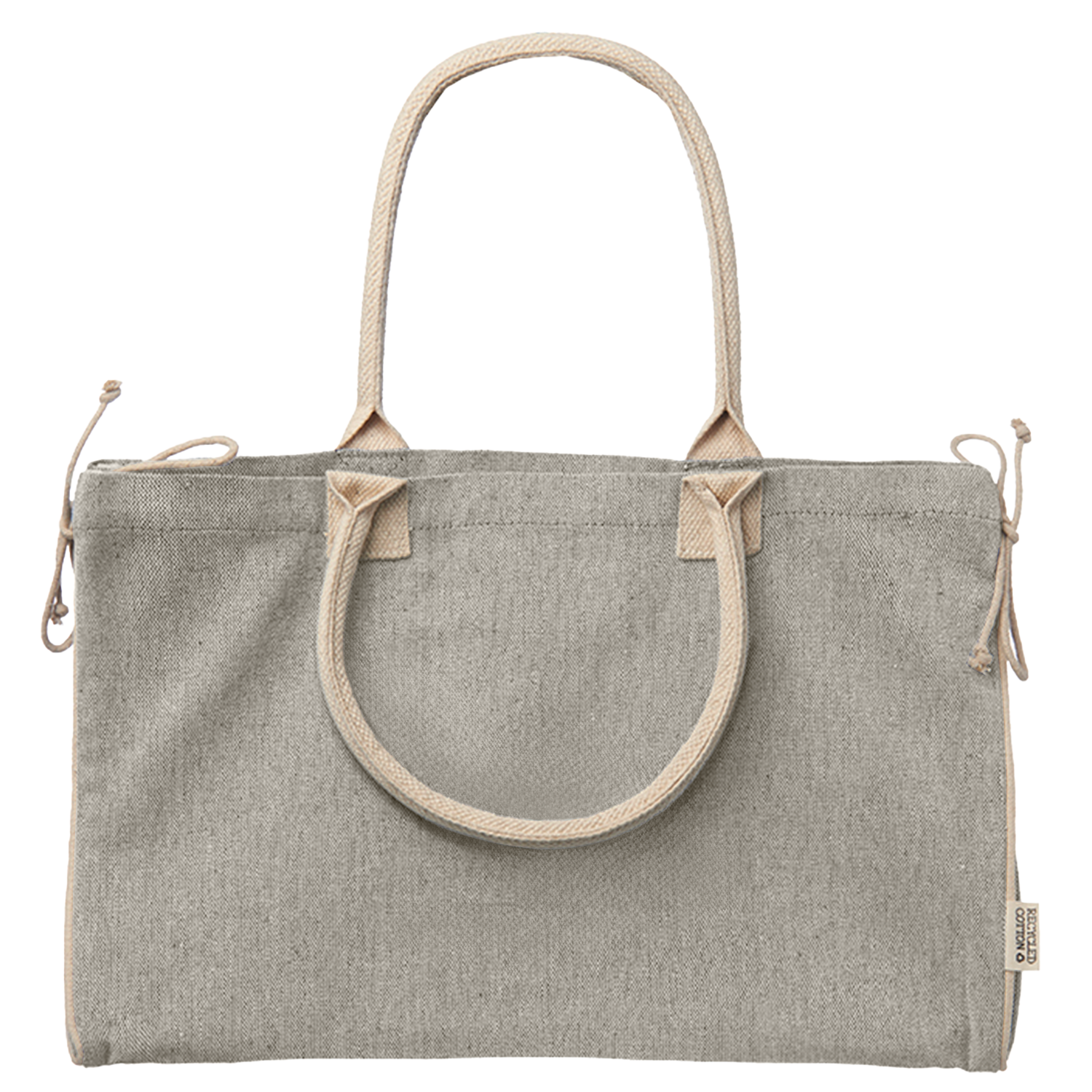 Eco-Friendly Recycled Canvas Shopper Tote Bag, custom tote bag with logo imprint 3