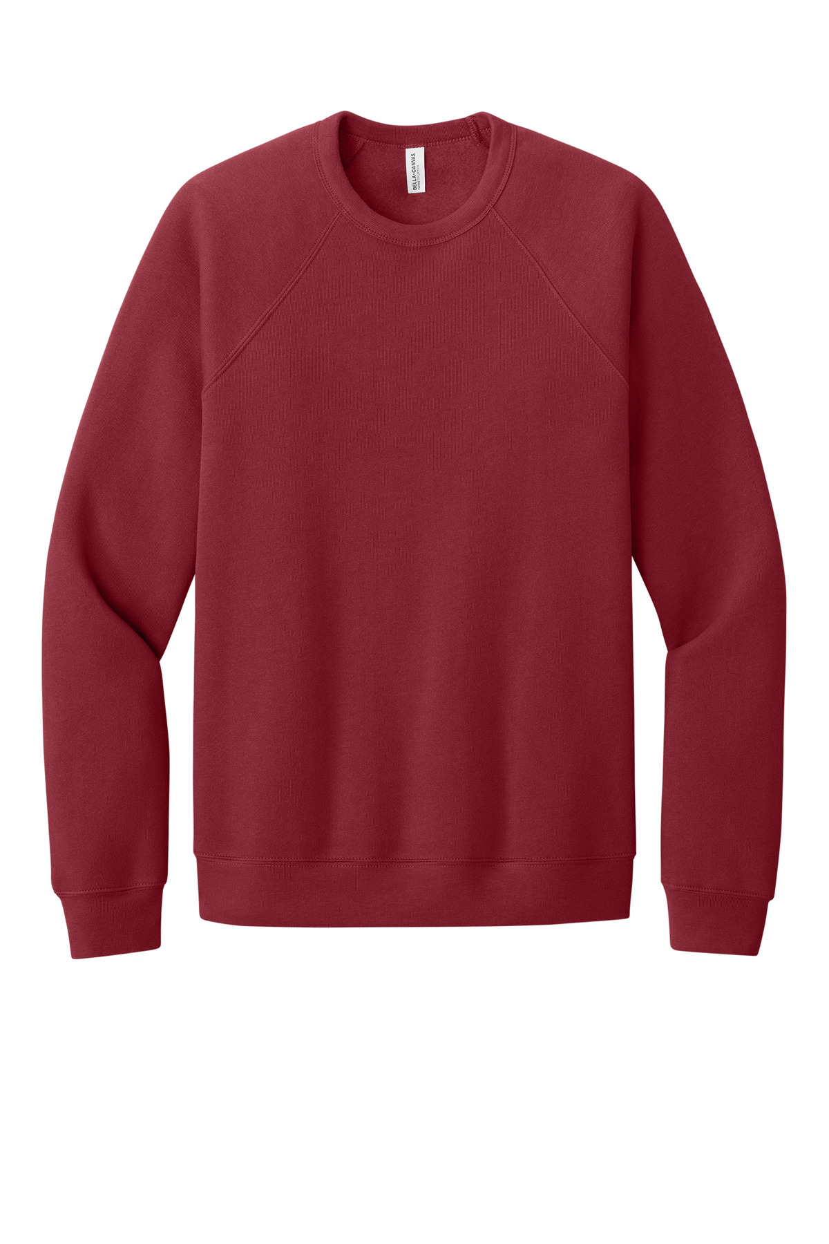 BELLA+CANVAS Unisex Sponge Fleece Raglan Sweatshirt. BC3901 135
