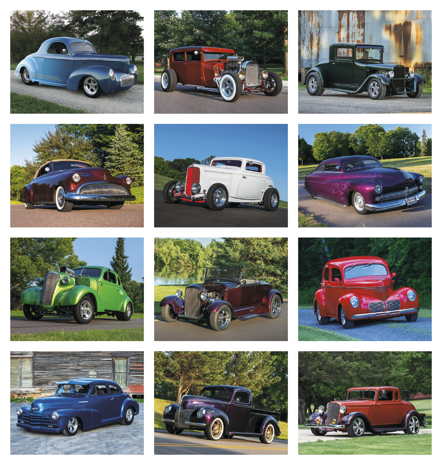 Good Value™ Street Rods - Stapled Calendar 39