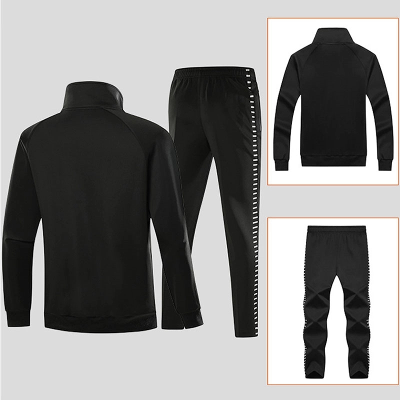 Custom Men's Tracksuit Set Full Zip Long Sleeve 8