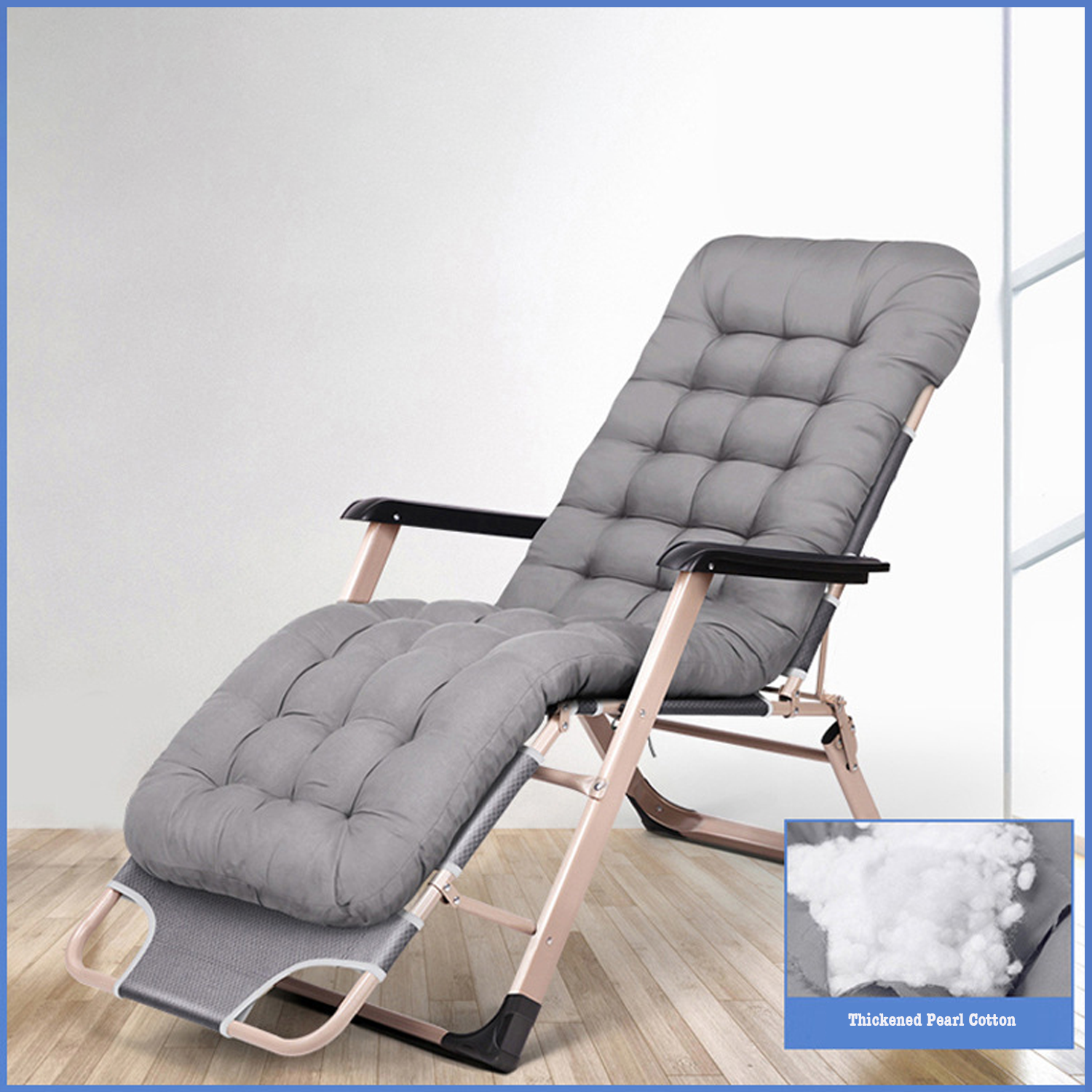 Foldable Recliner with Dual Use for Leisure and Napping 4