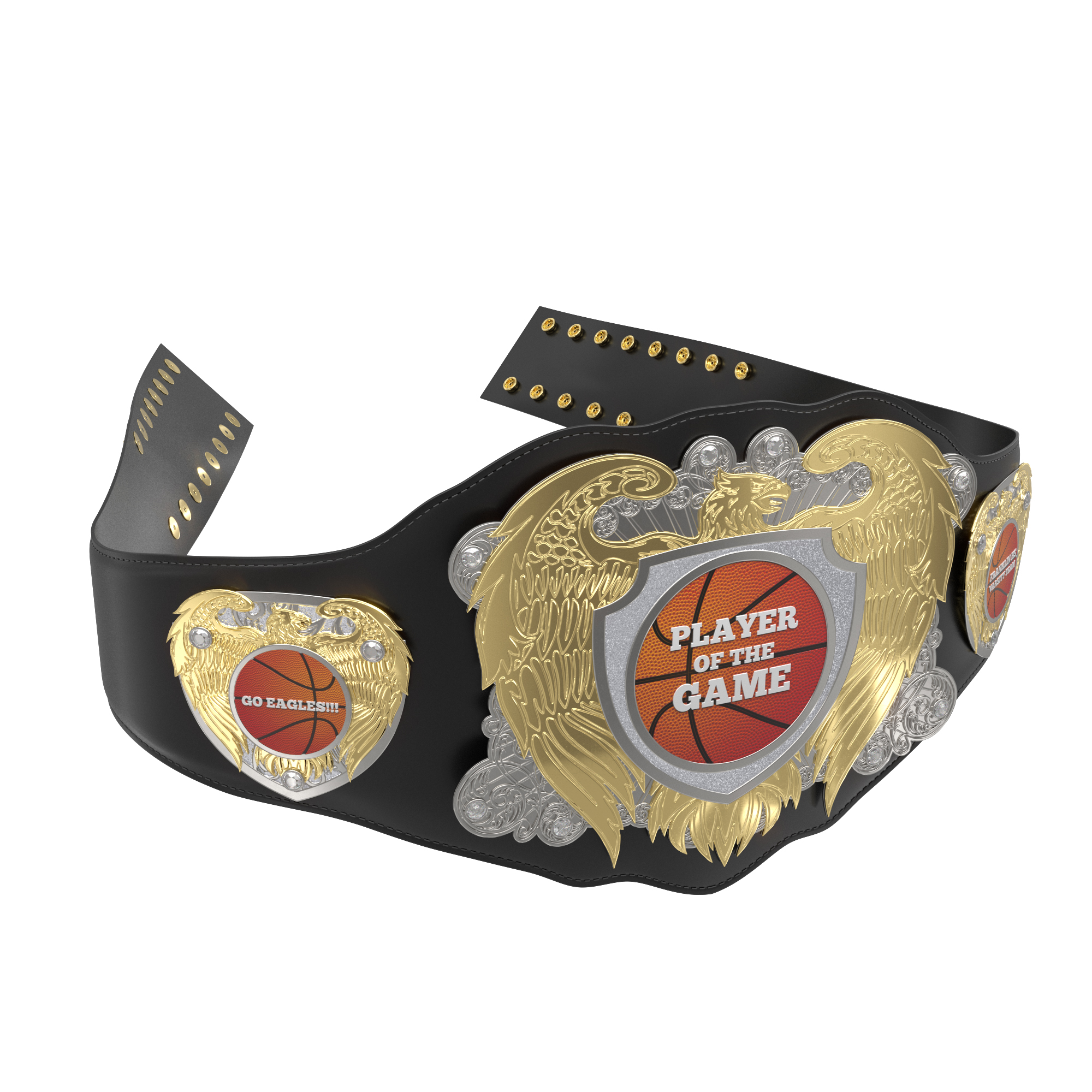 Express Vibraprint® Legion Award Belt w/ Black Leather 23