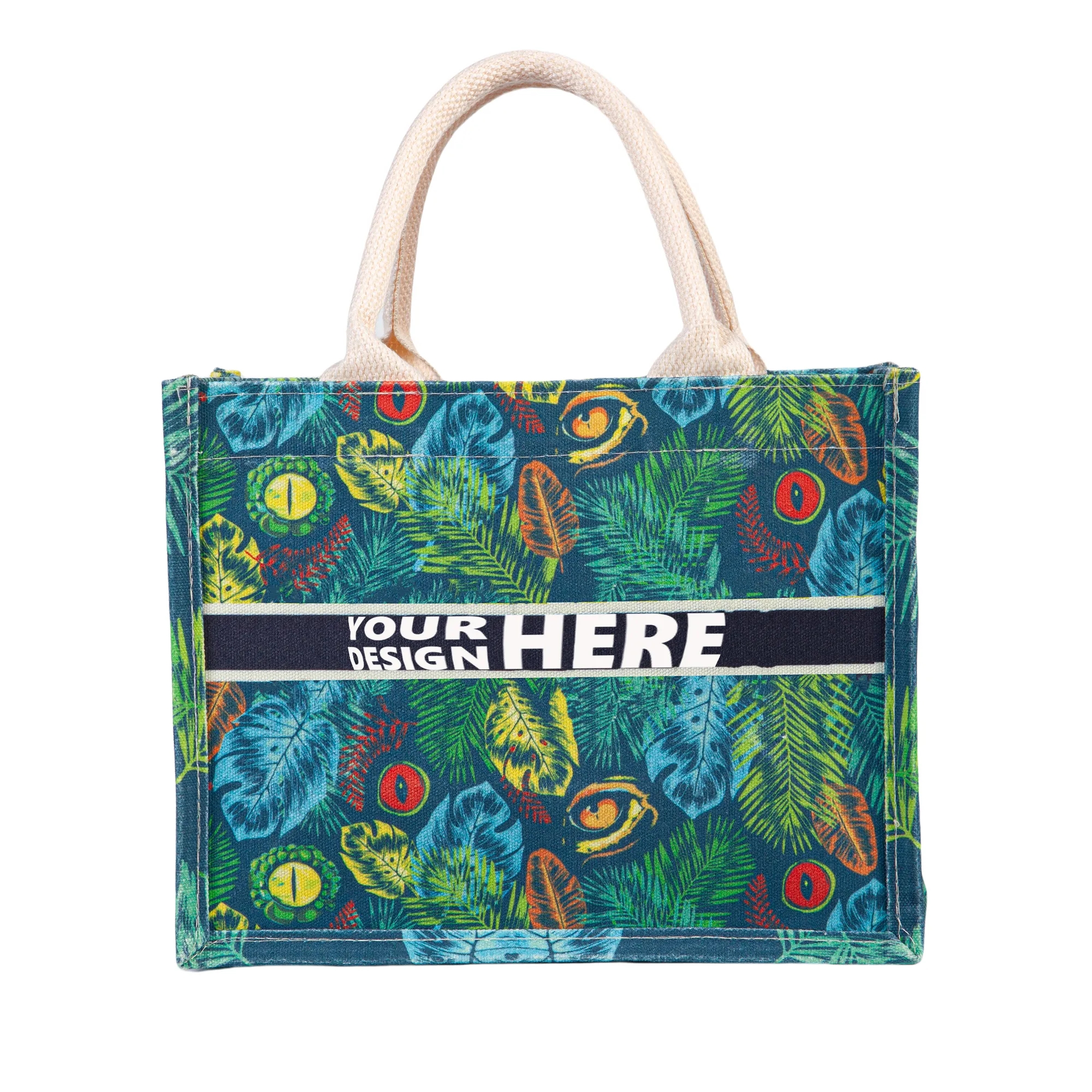 Rainforest Adventure Canvas Tote