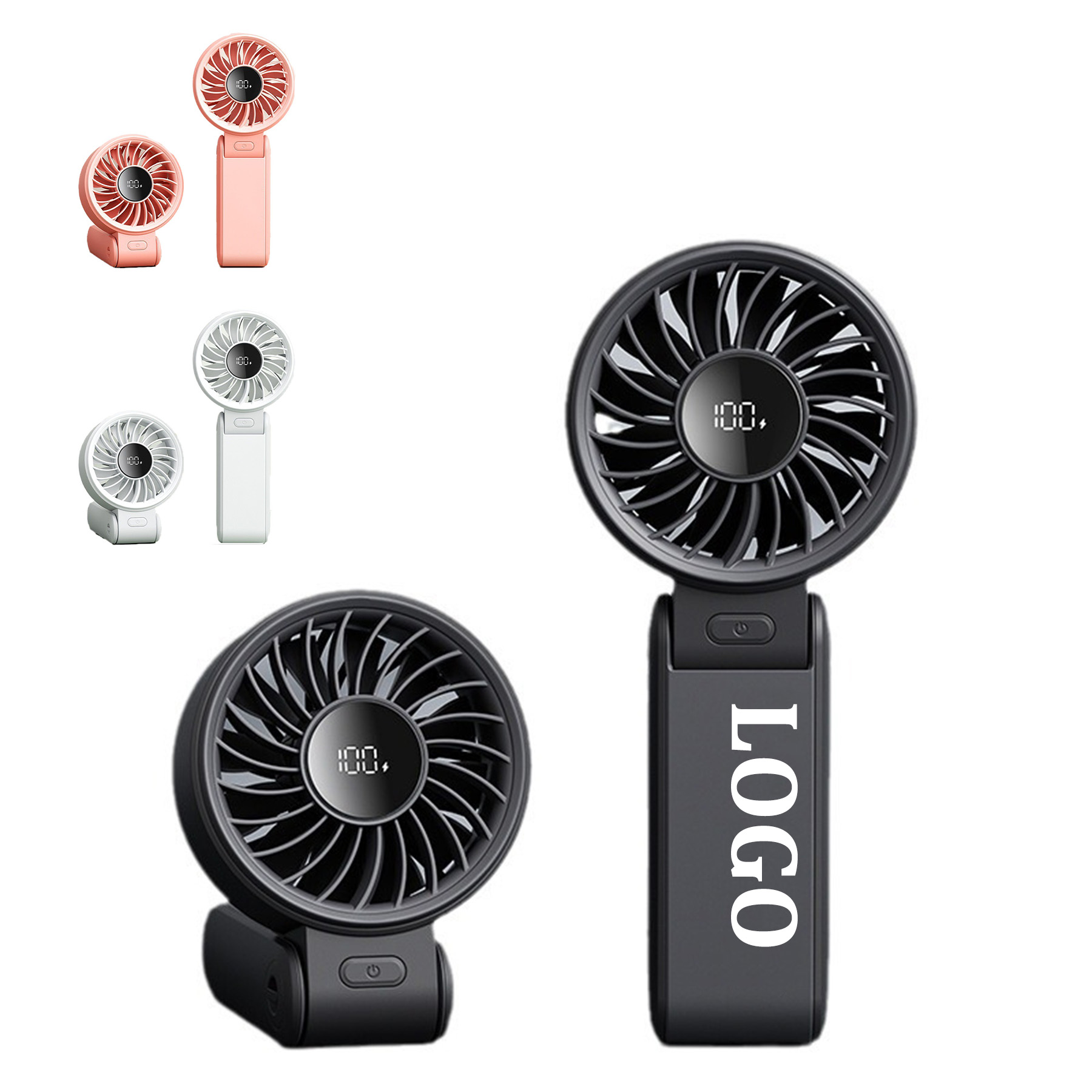 2024 Powerful Portable Fan with LED Display 4