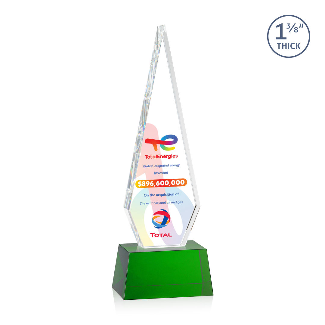 Springfield VividPrint™ Award on Robson Base - Green 6