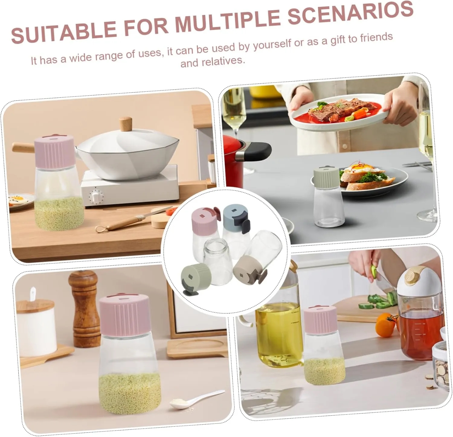 Glass Seasoning Jars 2