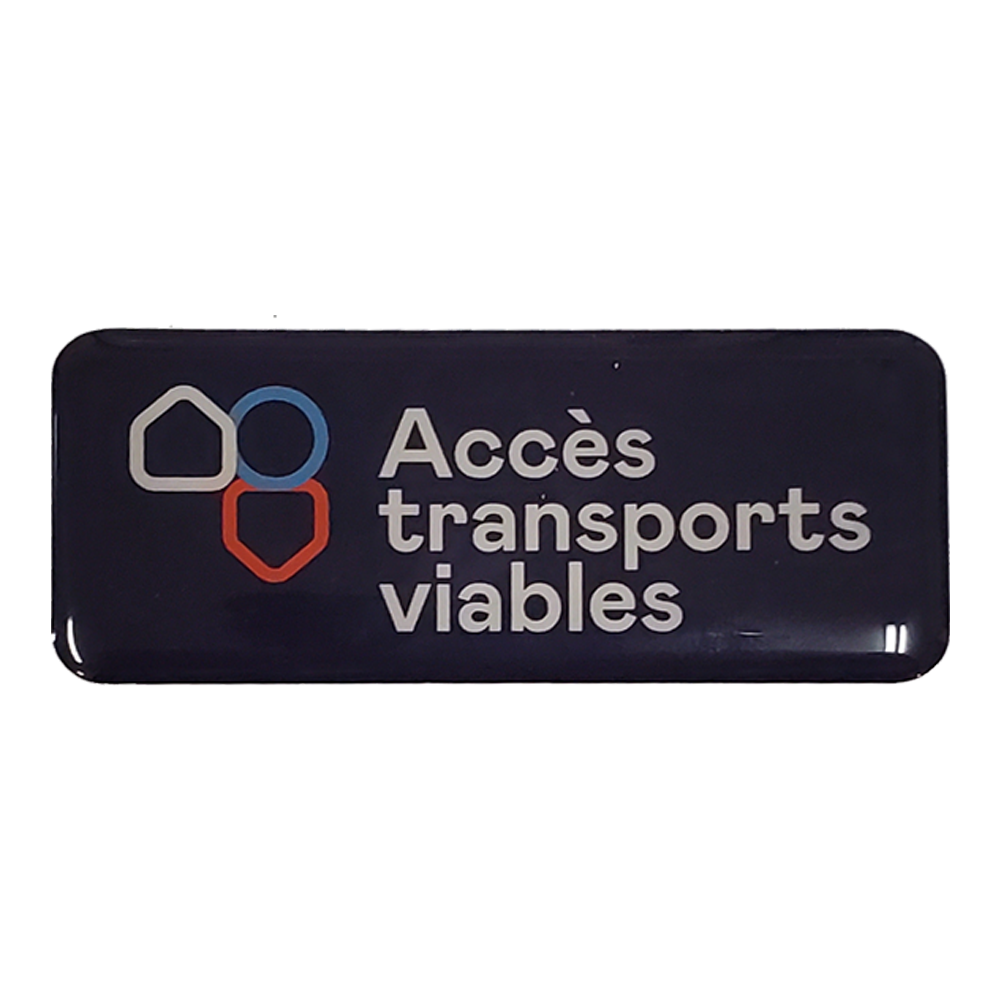 Magnetic Promo / Button / Name Badge with custom shape from 2.1 - 3 Sq. In. 4
