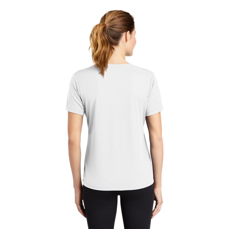 Sport-Tek Women's PosiCharge RacerMesh V-Neck Tee. 97