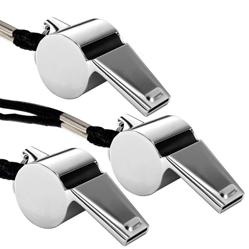 Metal Whistle With Lanyard 4