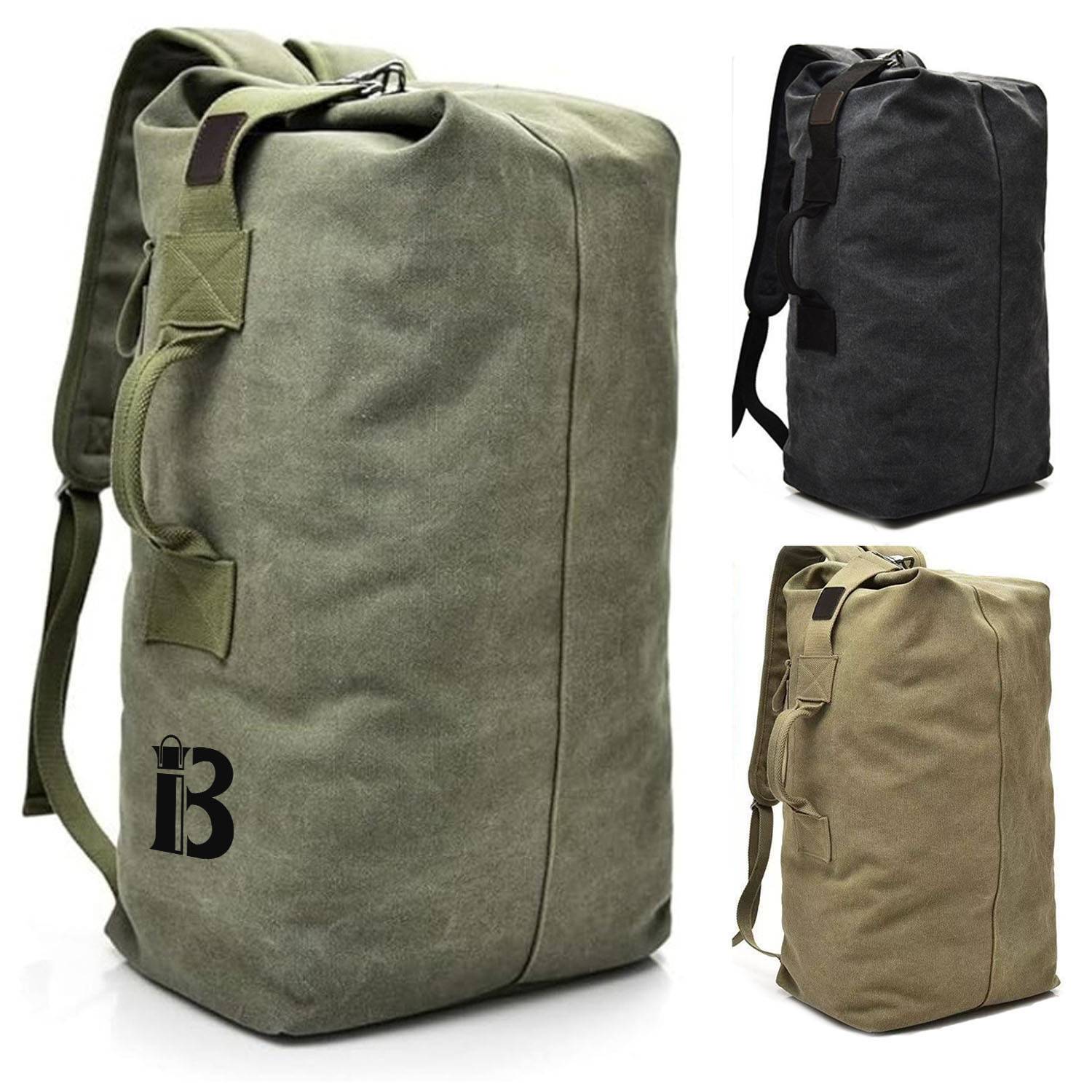 Multifunction Large Capacity Canvas Hiking Backpack 4