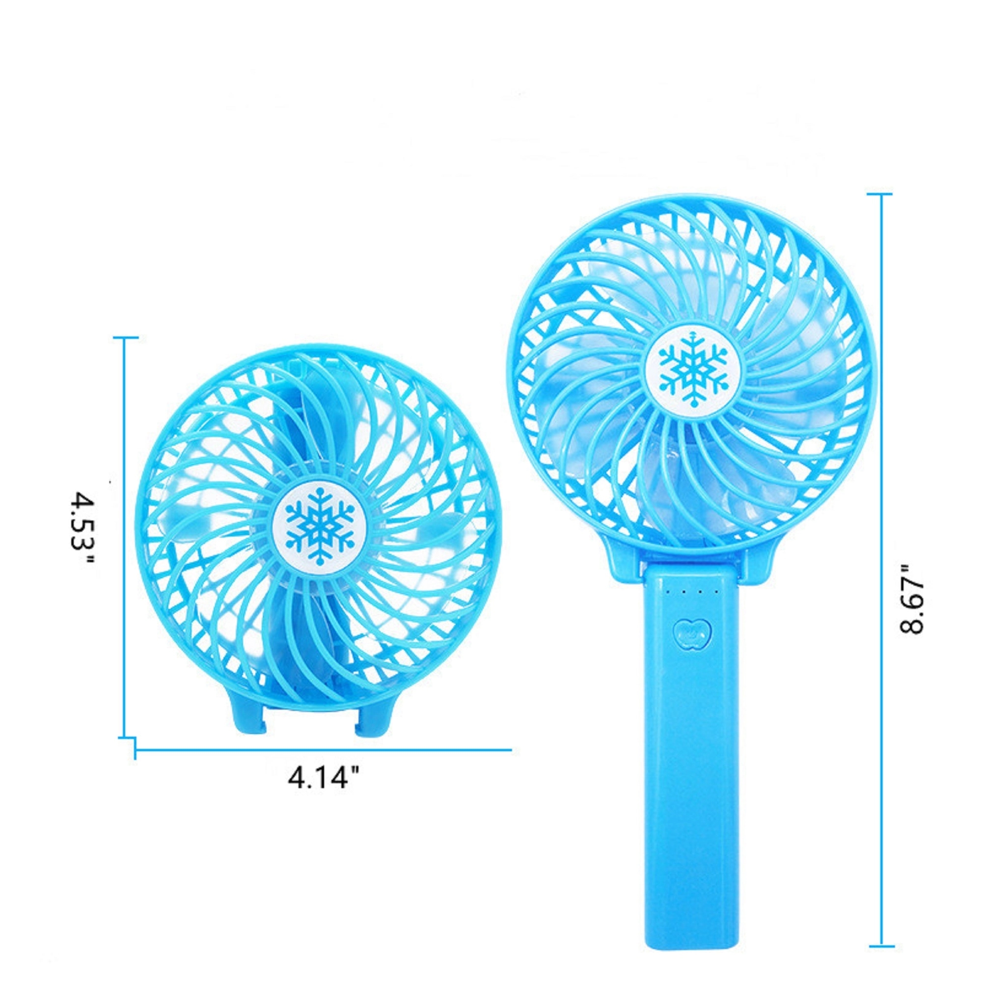 USB Rechargeable Battery Folding Electric Fan 3