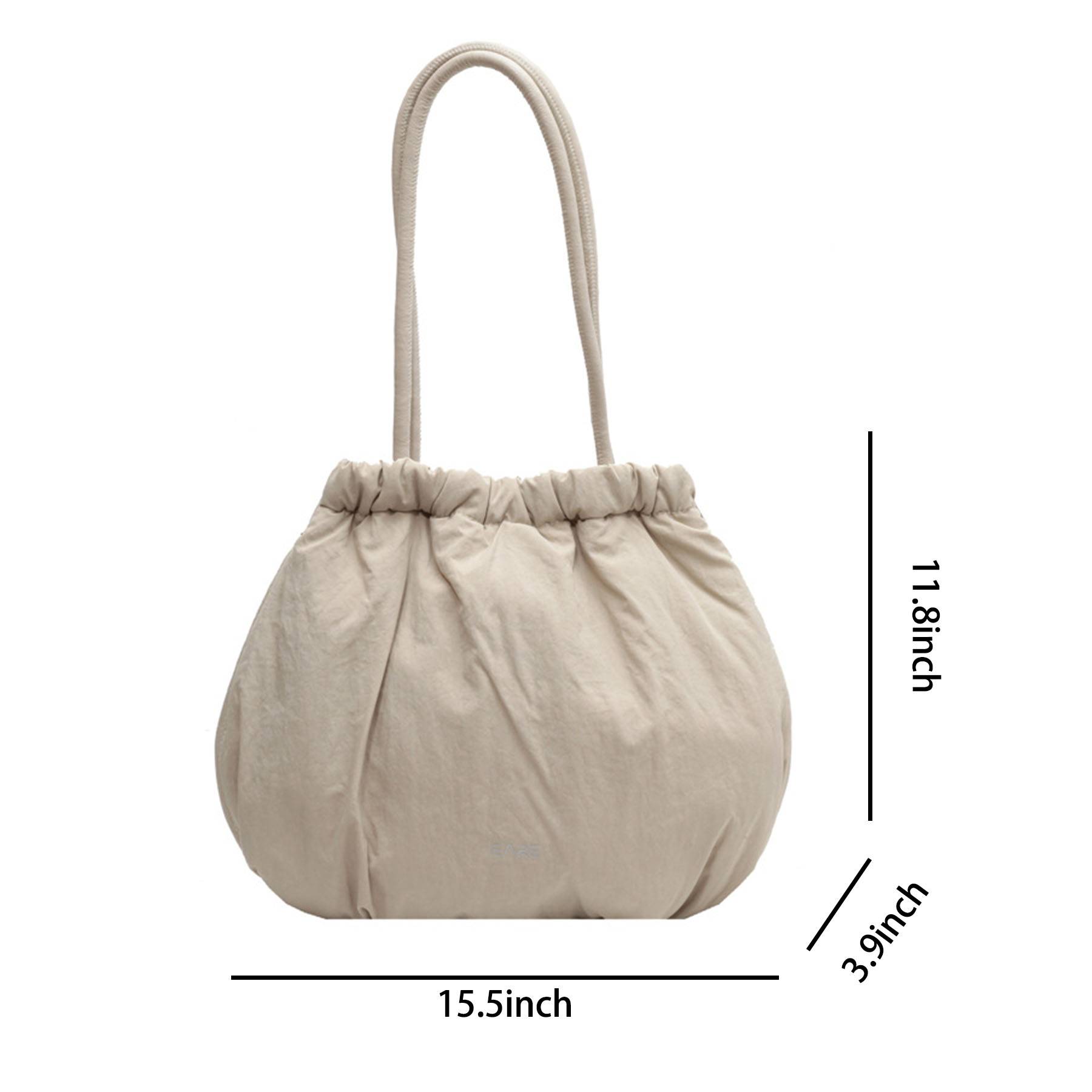 Nylon Fluffy Large Capacity Tote Shoulder Bag 2