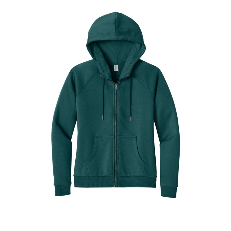 AllMade Women's Organic CVC Fleece Full-Zip Hoodie 4