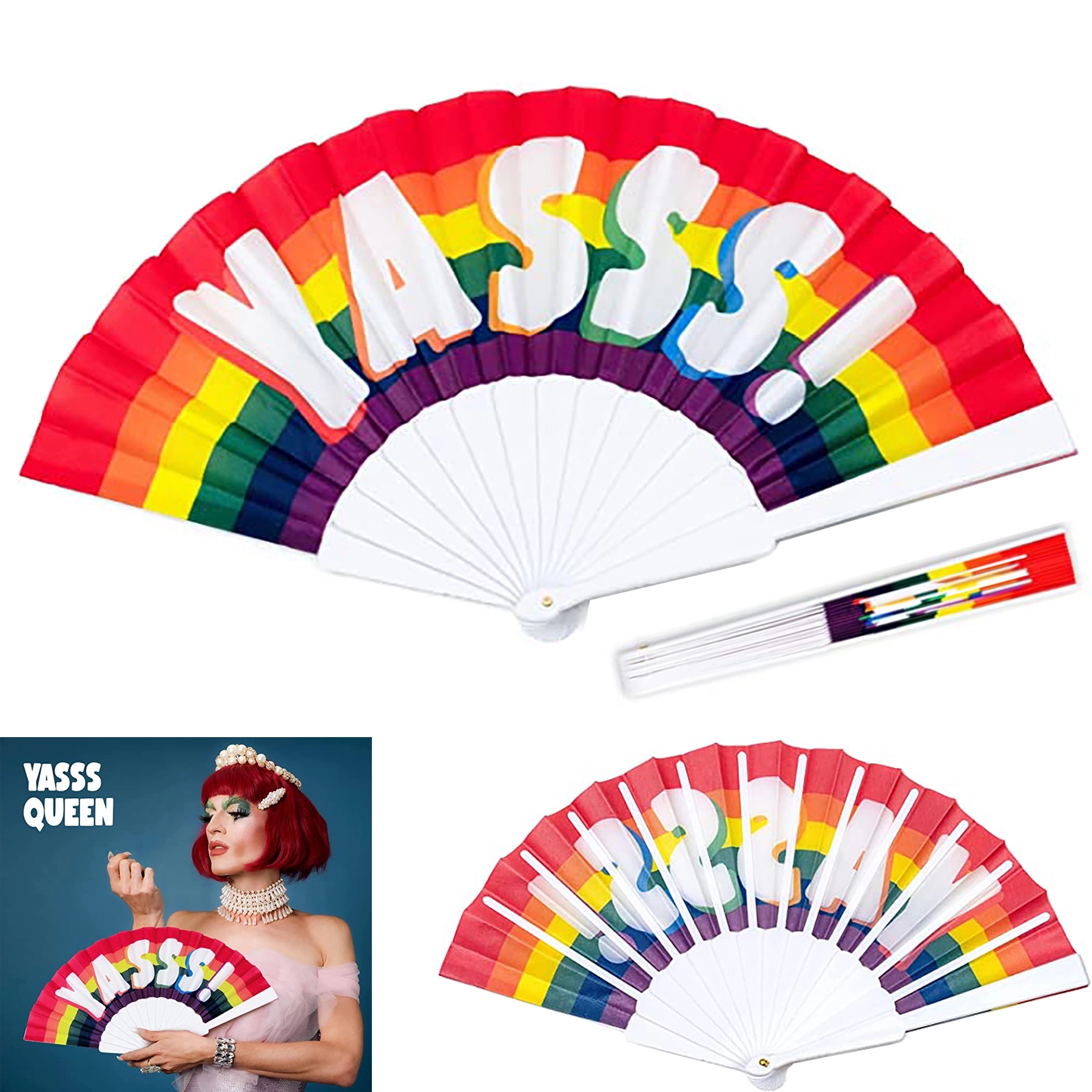Heat Transfer Printing Folding Fan 3
